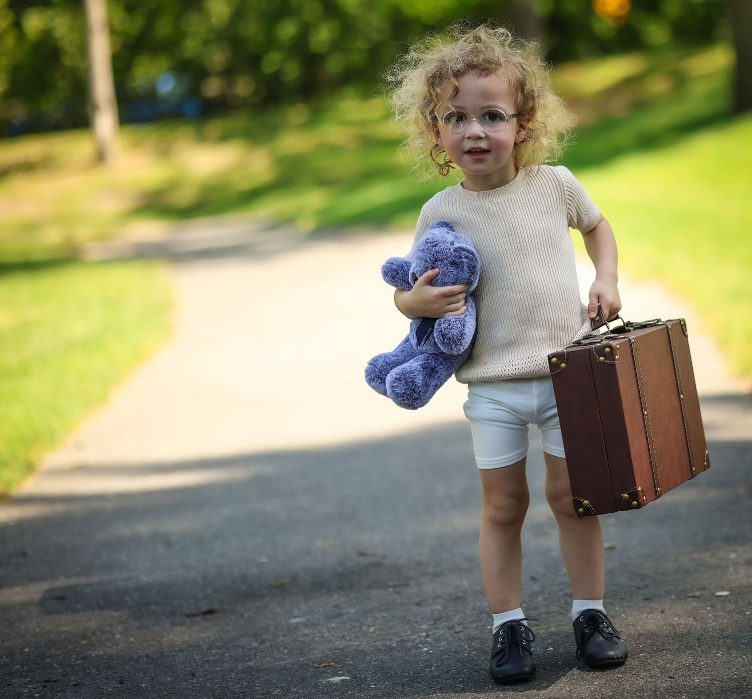 Children's personality portrait outdoor session Lakewood NJ