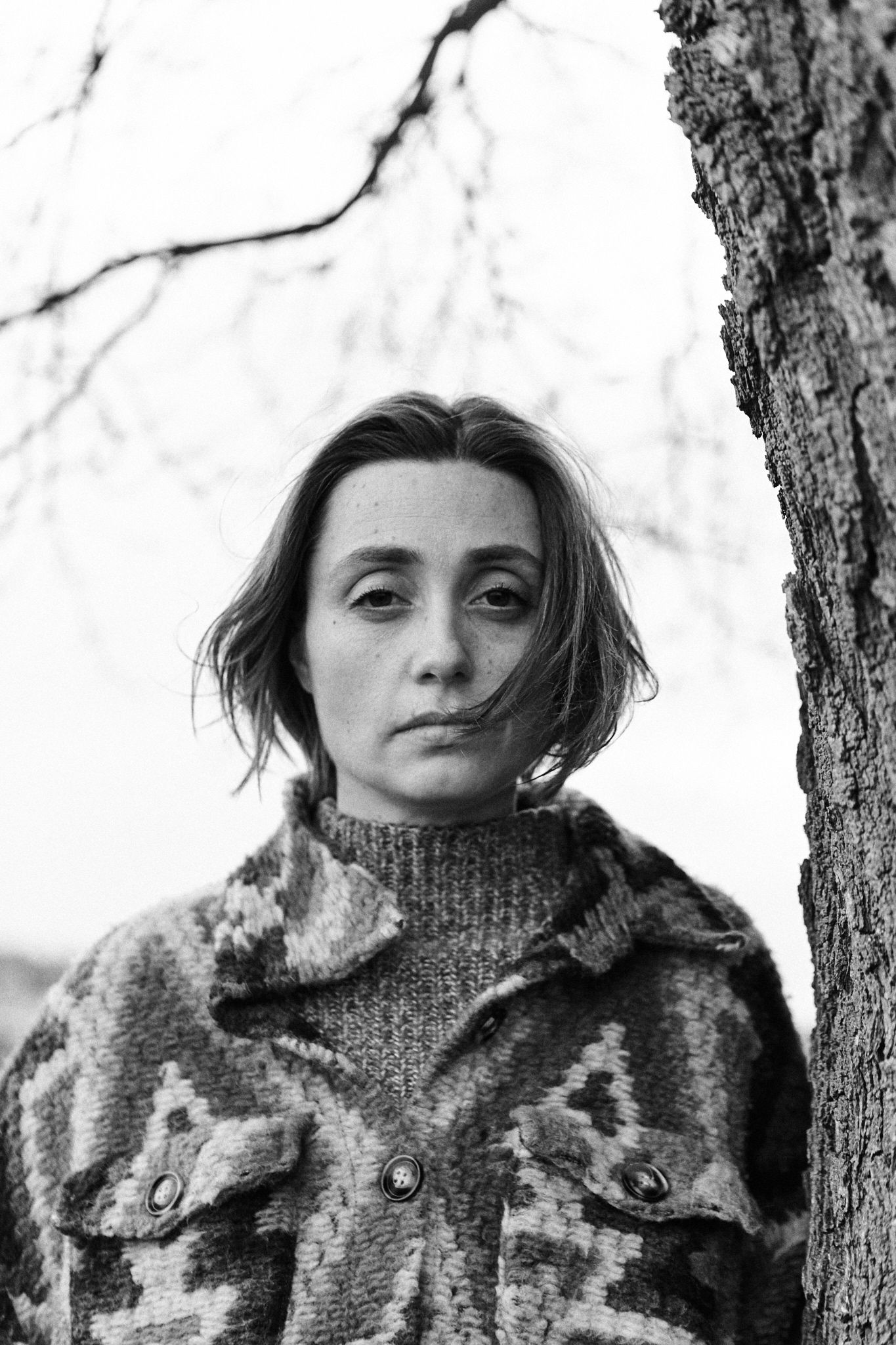 Charly Jolly, musician, photographed in a Suffolk field during a natural portrait session