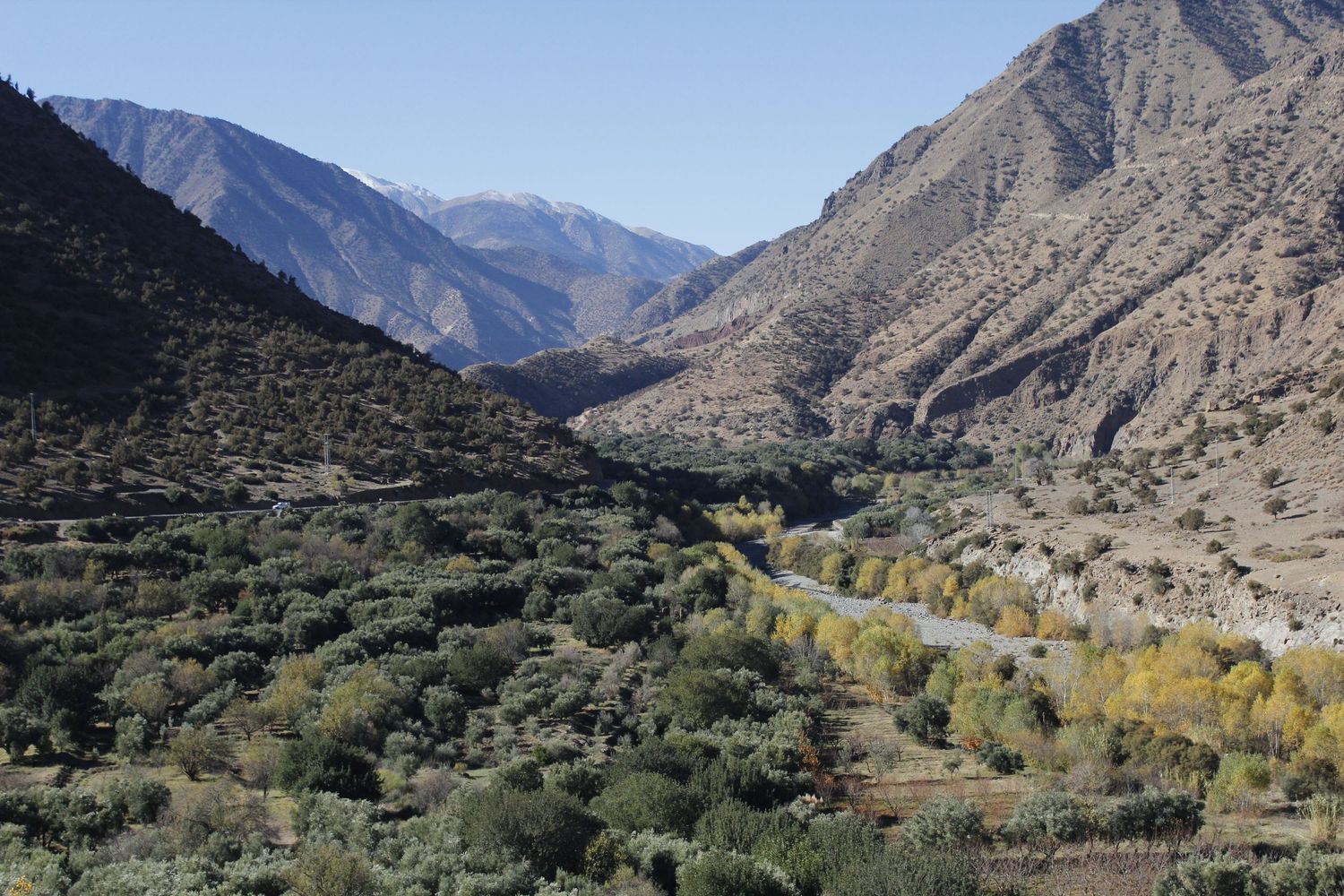 Atlas Mountains in sunlight Morocco by Cat Heygate Photo