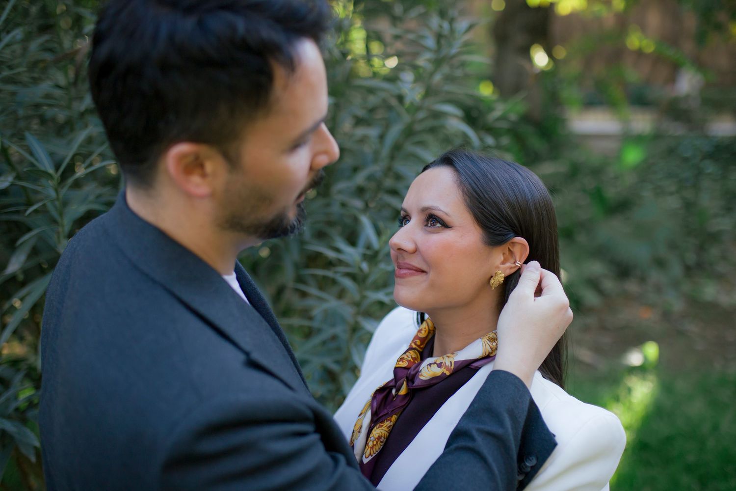 Natural couple photography session in Valais