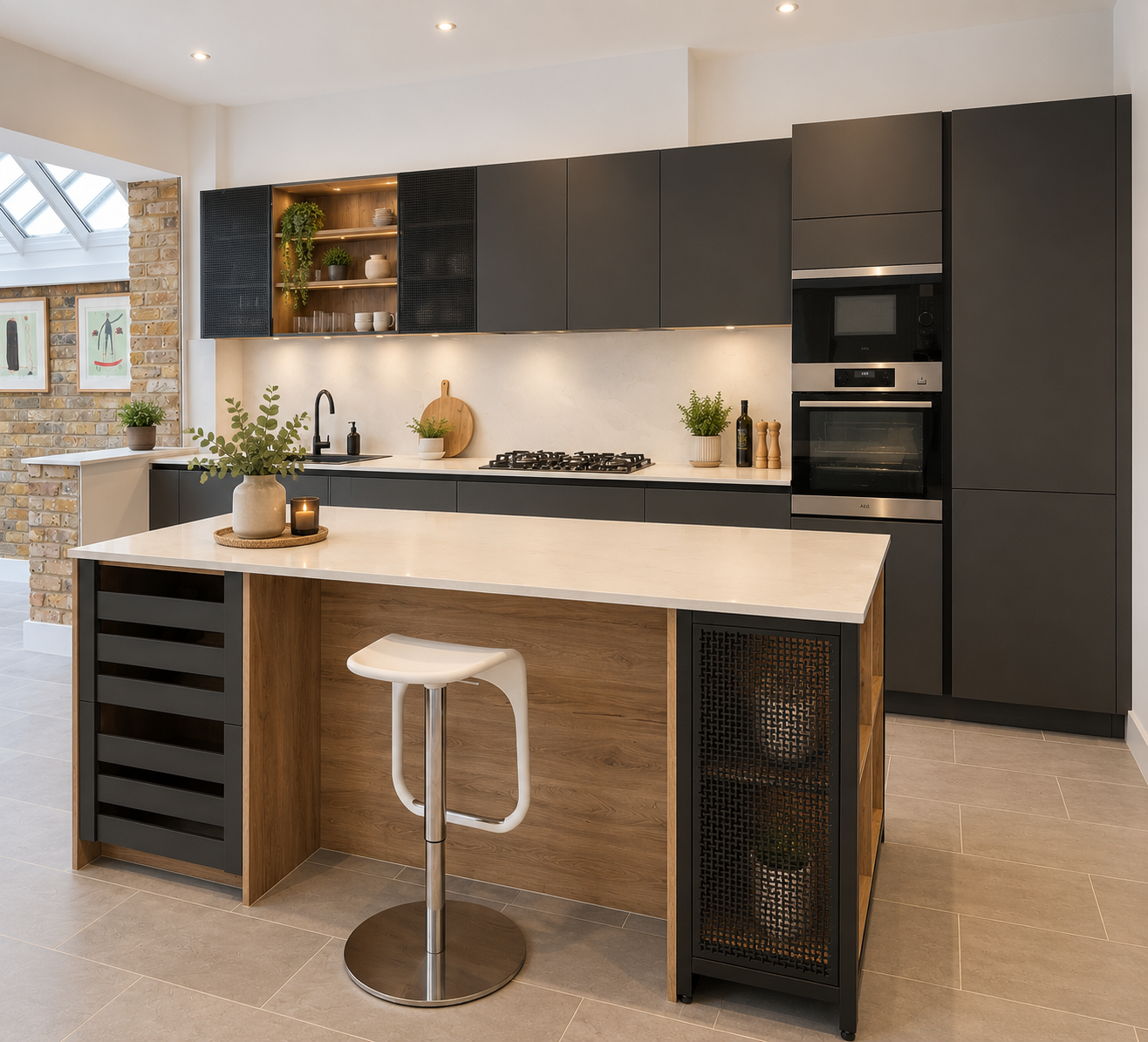 Arcos Caneo in Handless with Alabama Panels