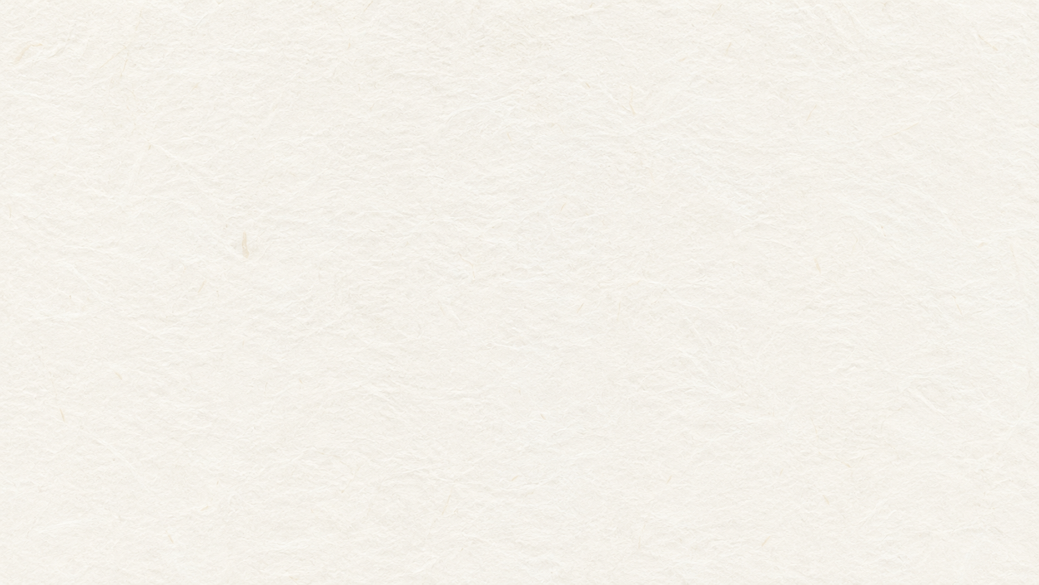 Clean white textured paper background with subtle grain pattern.