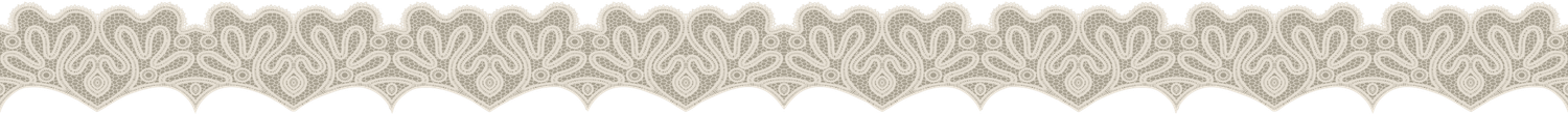 Elegant decorative lace border divider in beige and ivory tones for wedding stationery design.