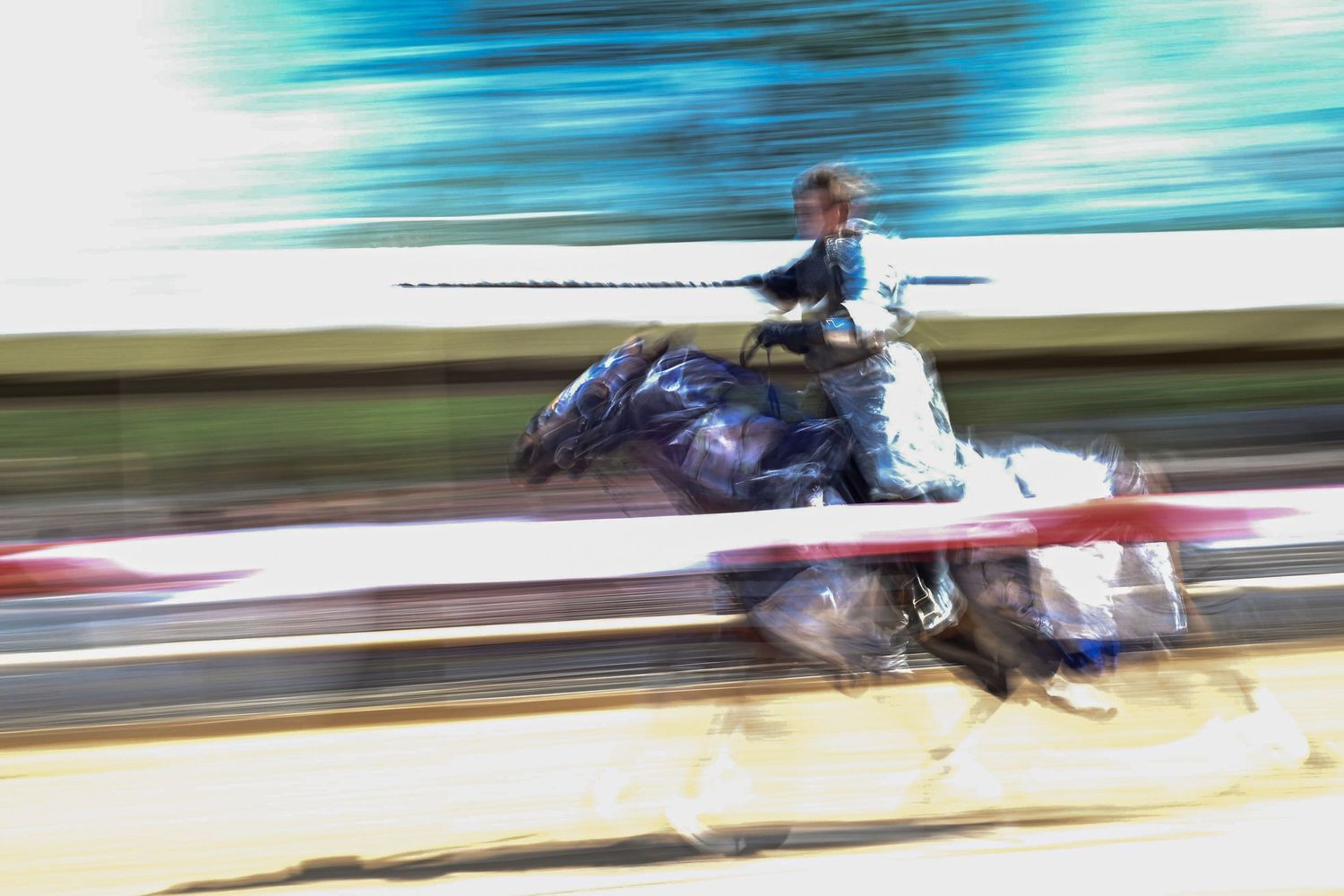 Jousting.