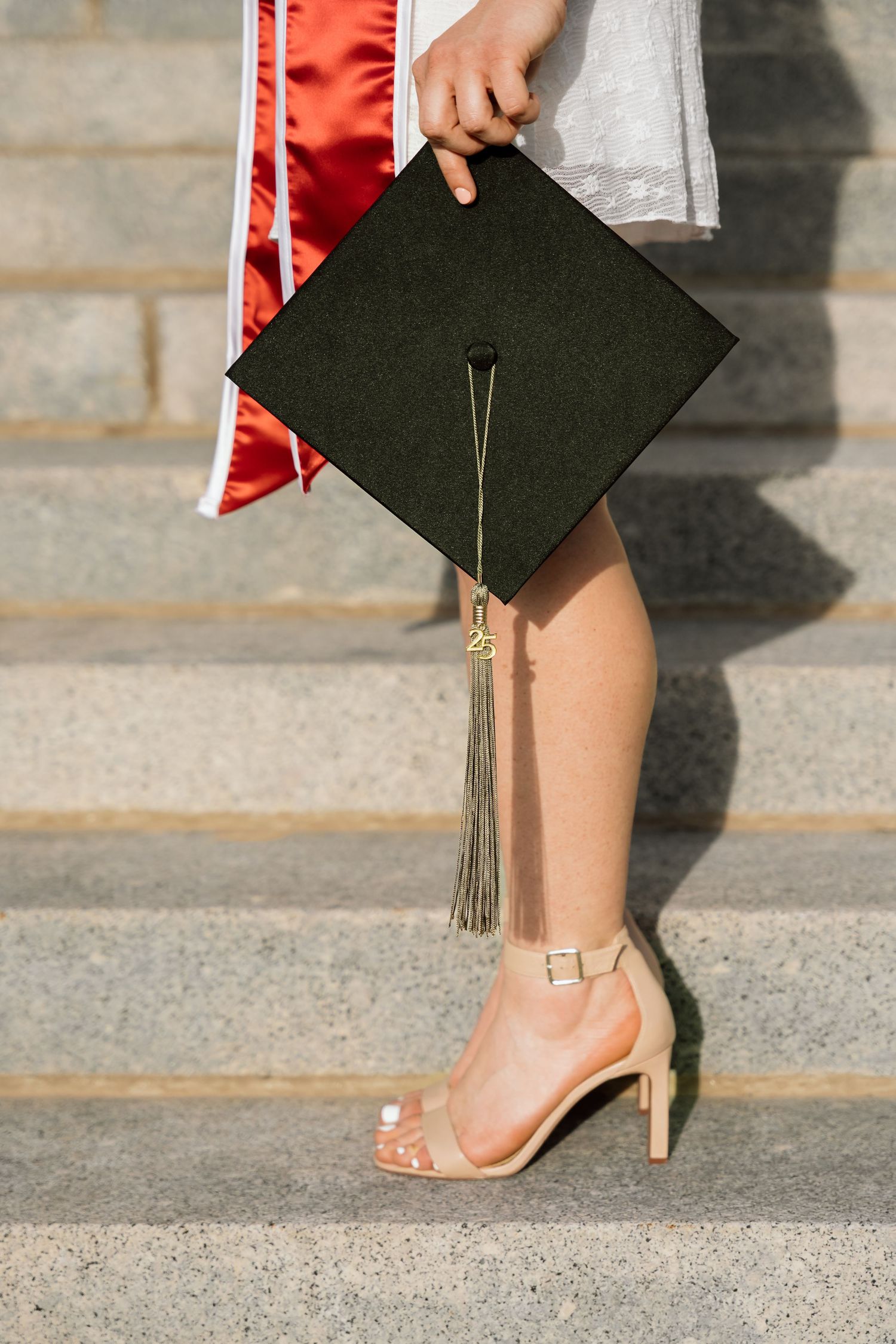 A photo of a Grad capo and tassell of a University of Utah graduate