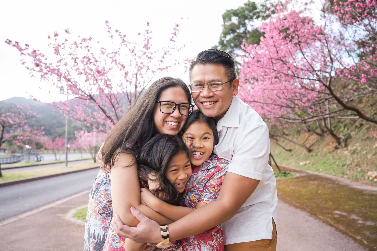 Family Photoshoot Okinawa Sakura