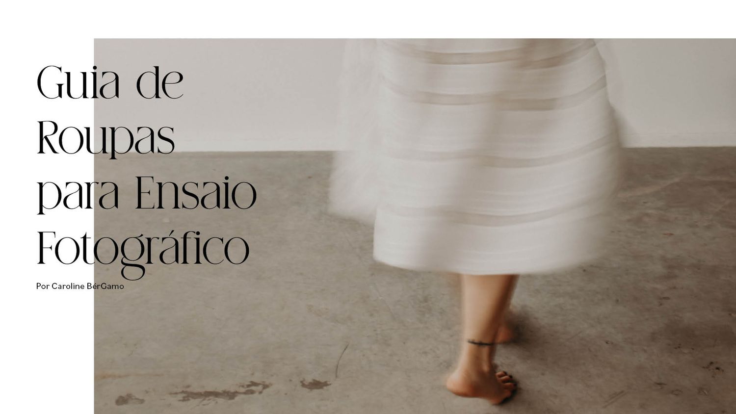 E-book roupas de ensaio