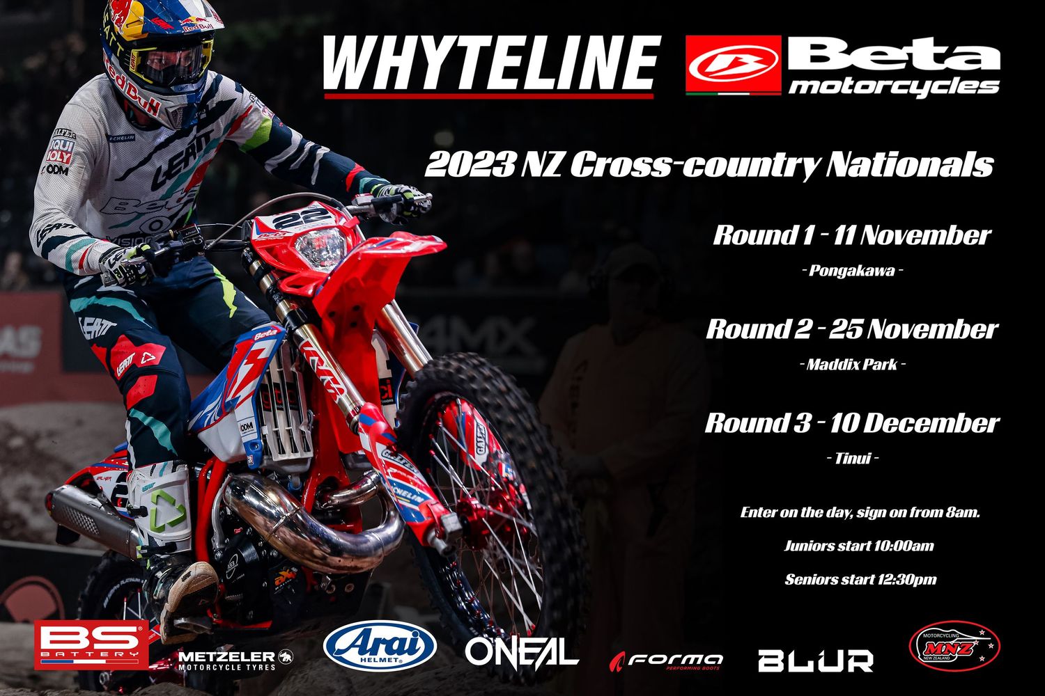 Whyteline Beta NZCC flier. Image not taken by Sarrah, flier designed by Sarrah
