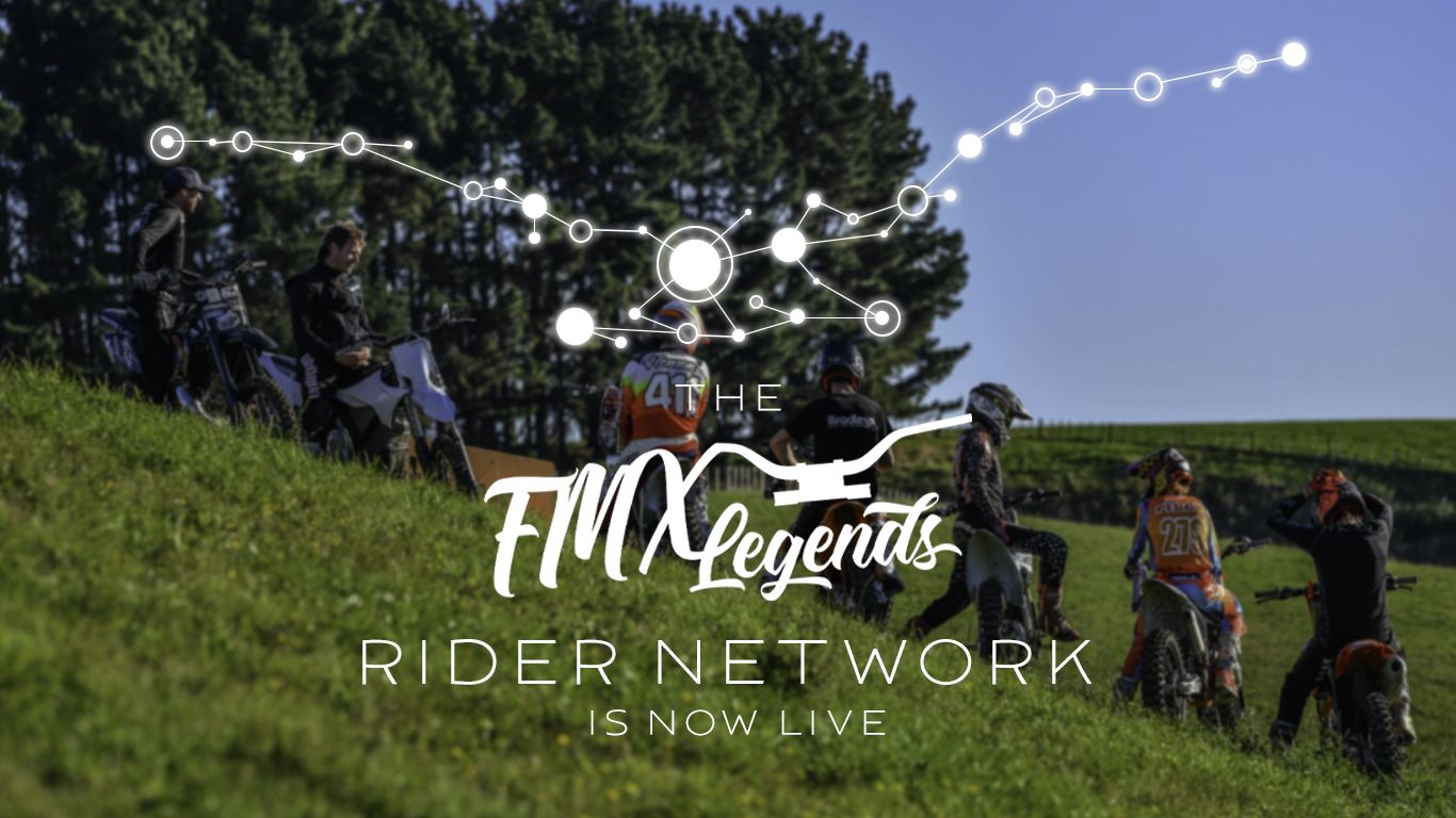 FMX Legends Rider network. Image and Design by Sarrah.