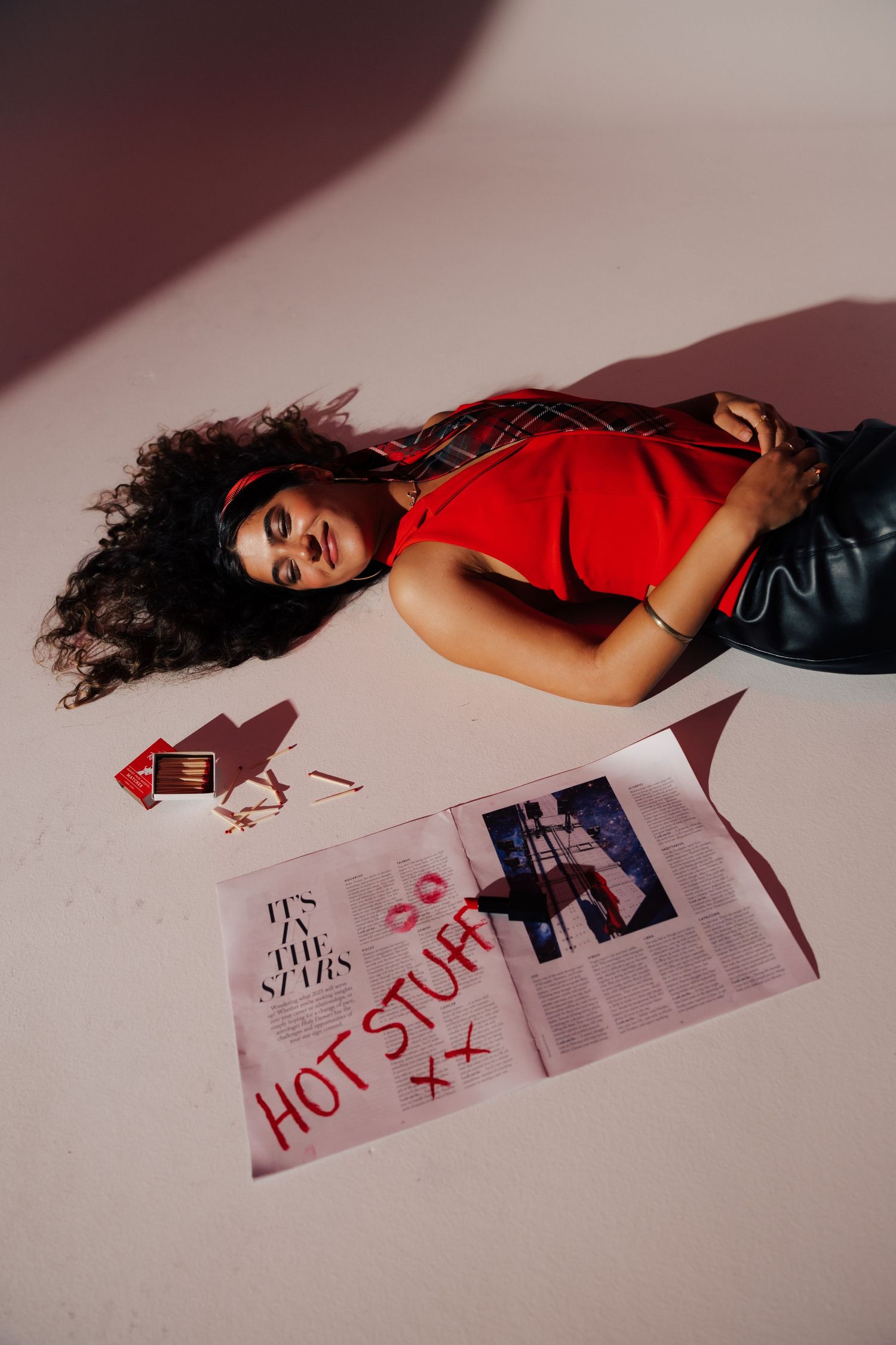 Professional editorial branding photoshoot for Hot Stuff Journalist Influencer