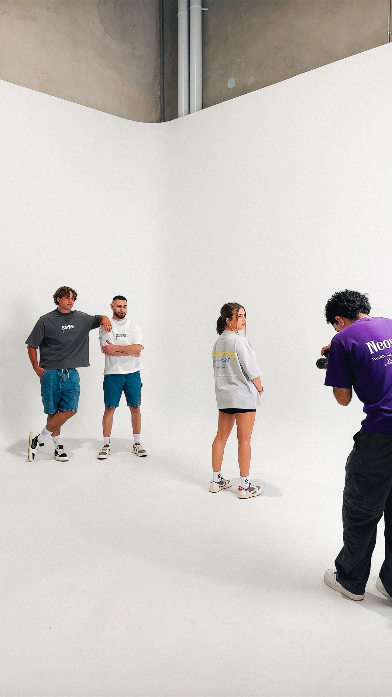 Behind the scenes of Fashion Clothing Brand Photography Australia