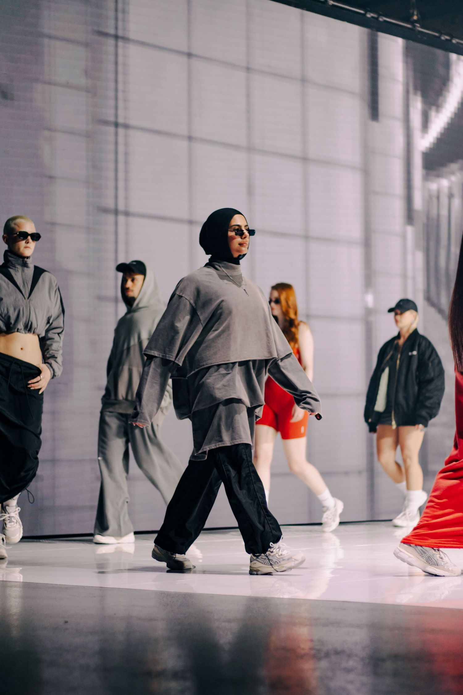 Behind-the-scenes fashion event brand photography for Australian STAX activewear brand