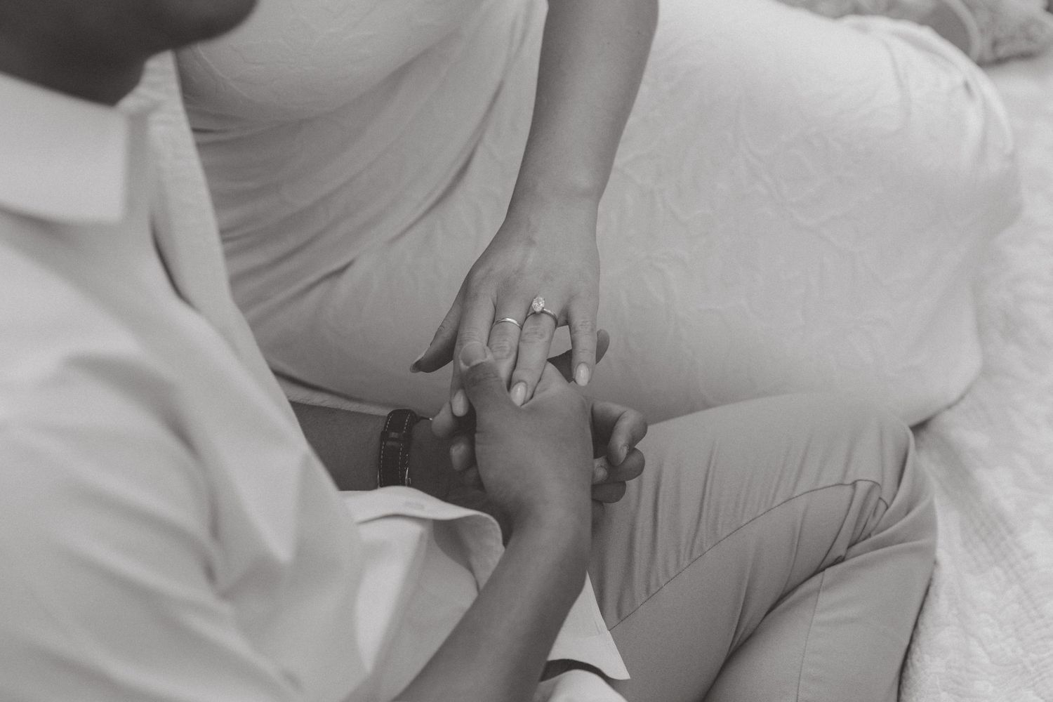 A collection of black and white photography combining hands, bodies, and other artistic elements to create an abstract study.
