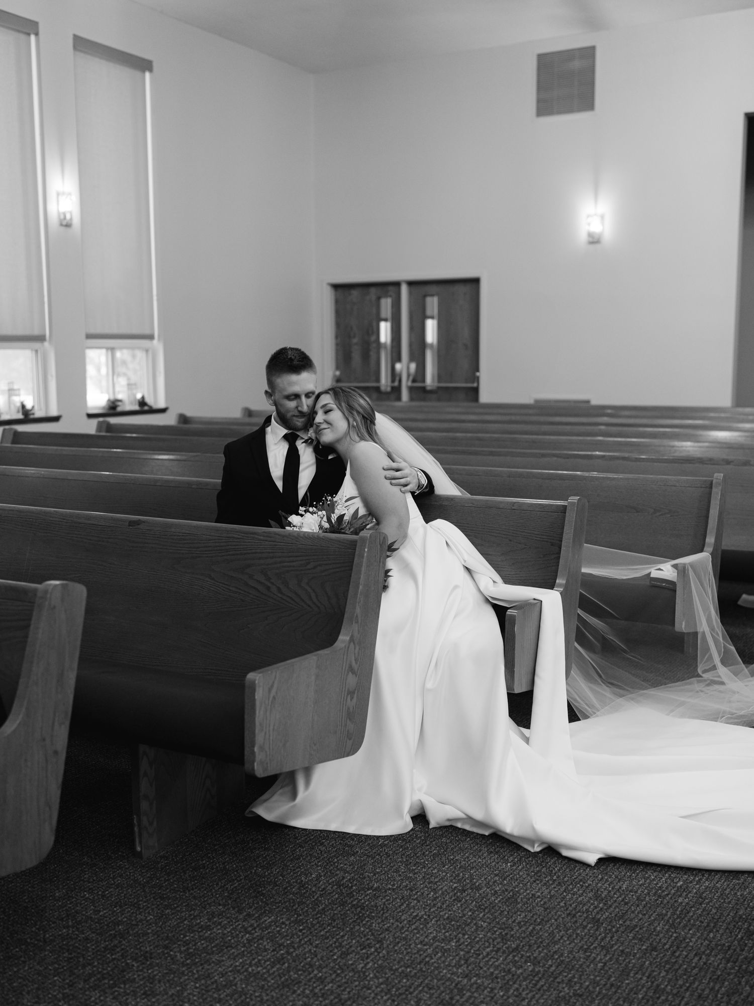Couple cozy wedding day in port perry, durham region wedding