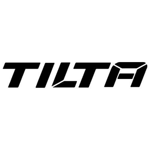 Tilta brand logo in bold black italic font on white background, featuring stylized letters with geometric design elements.