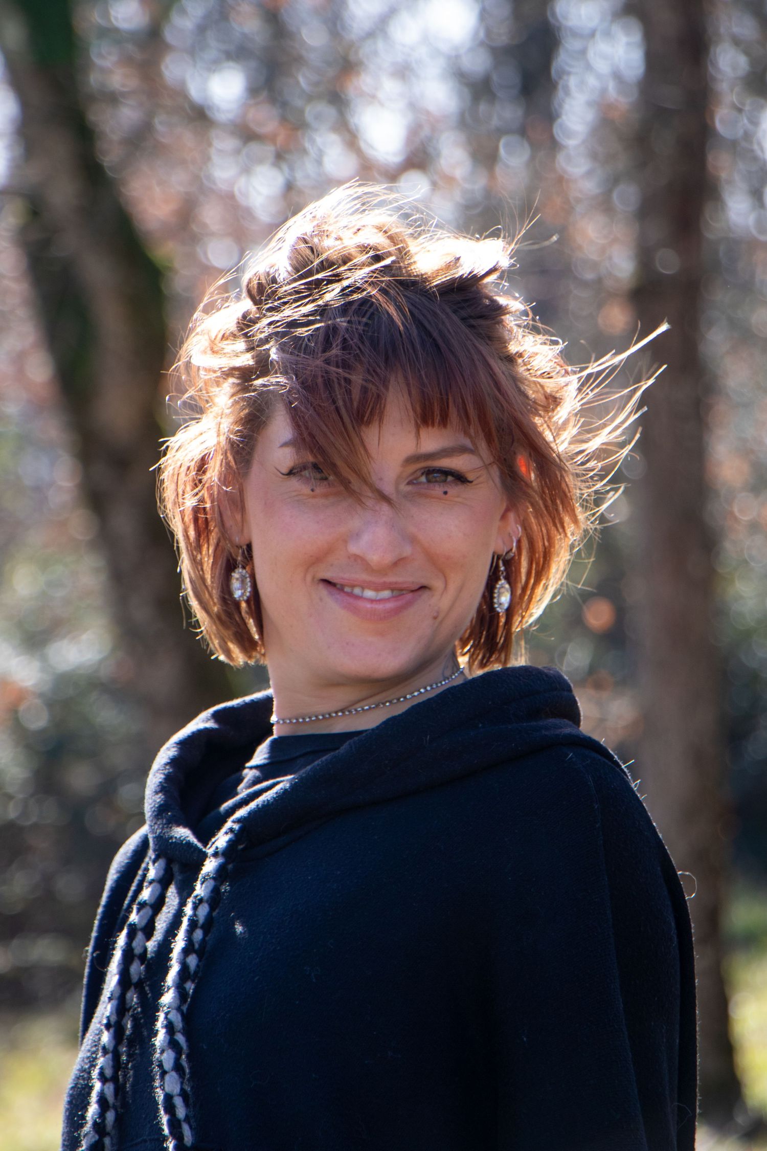 Portrait Solène en forêt