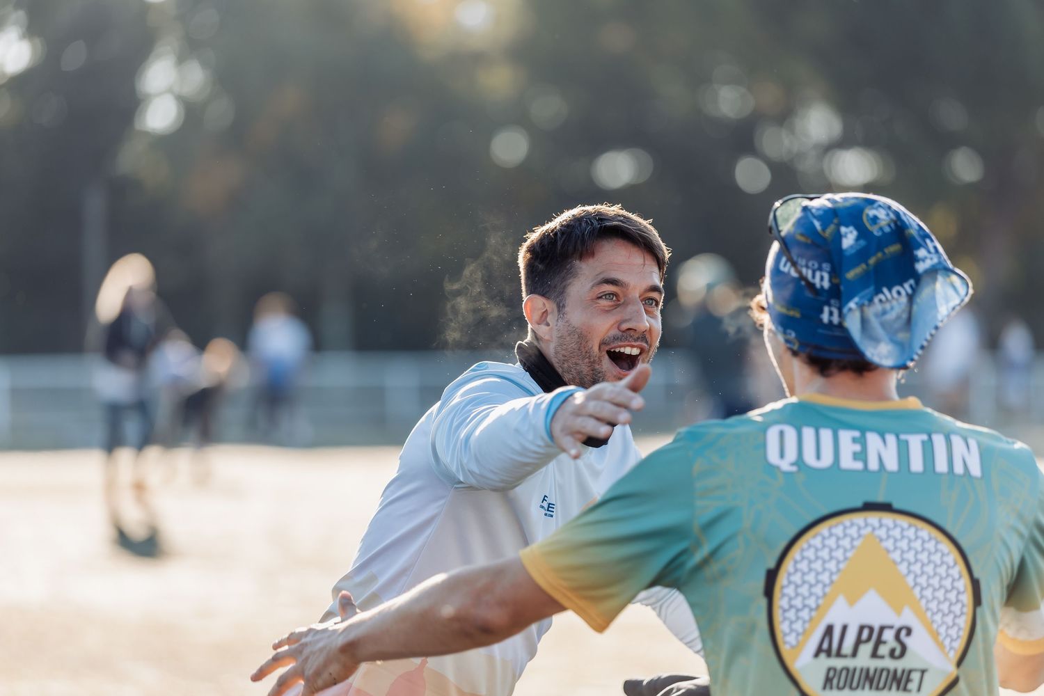 Des joueurs qui célèbrent