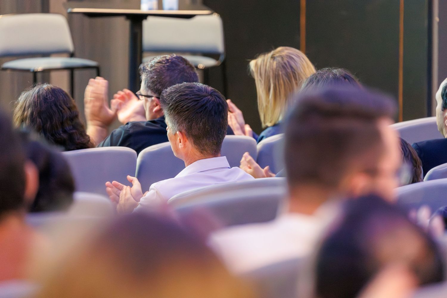 Employés d'un évènement coporate