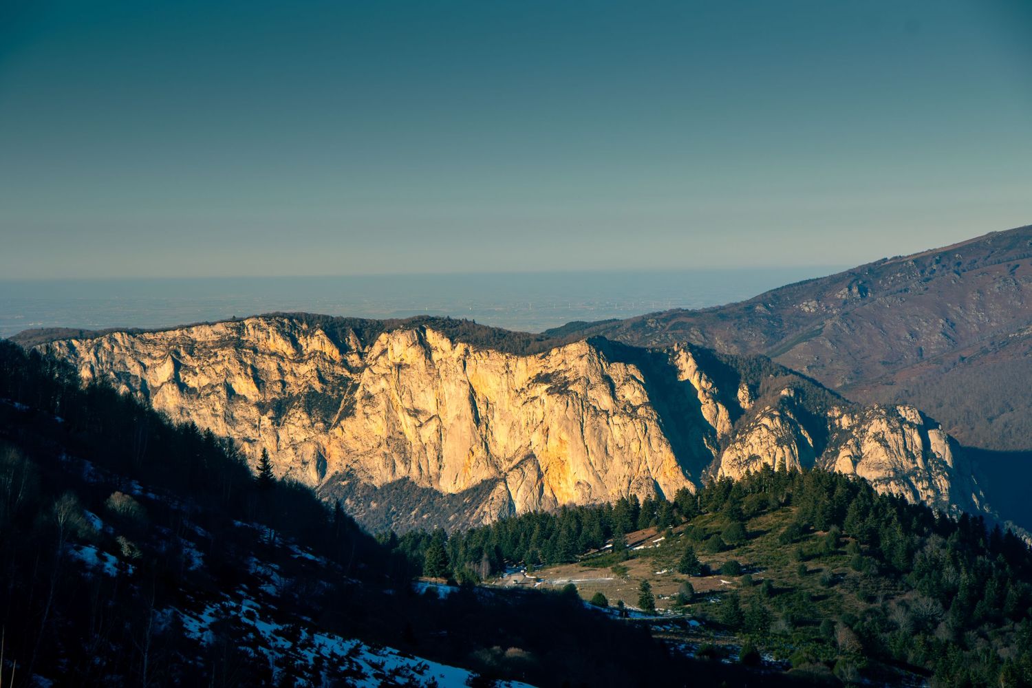 Falaise dans les Pyrénées