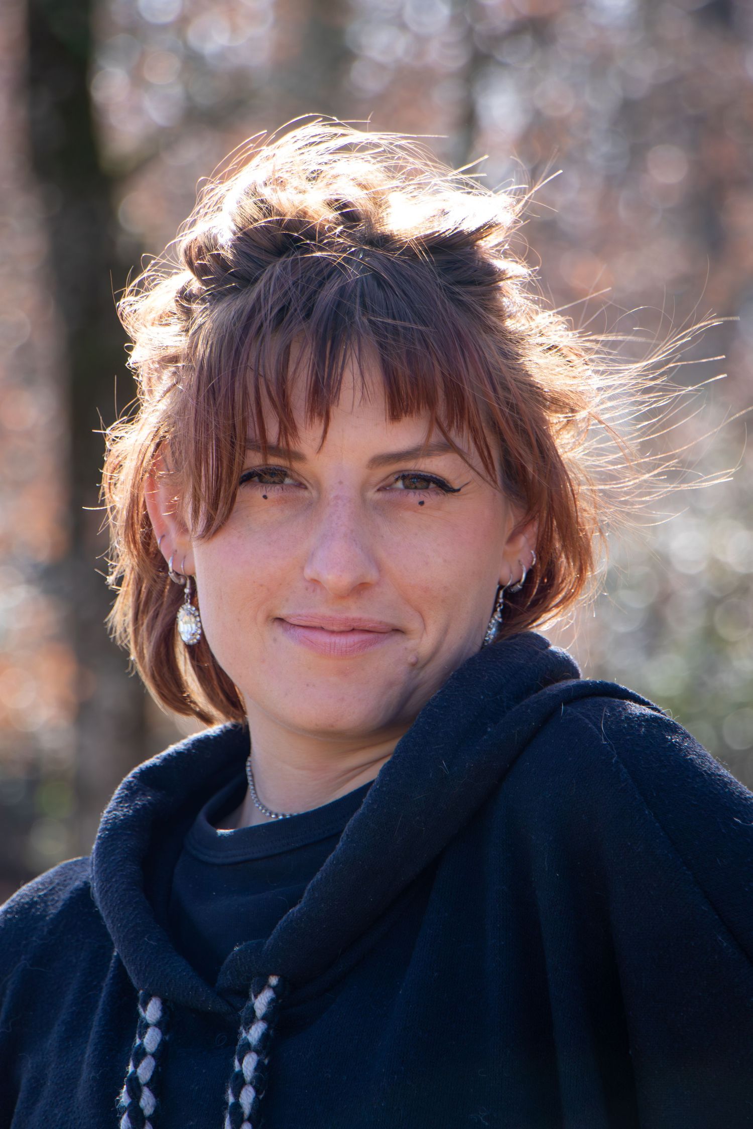 Portrait Solène en forêt