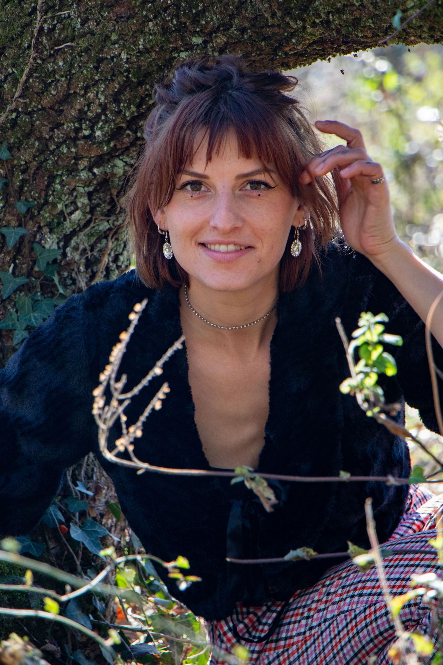 Portrait en sous bois