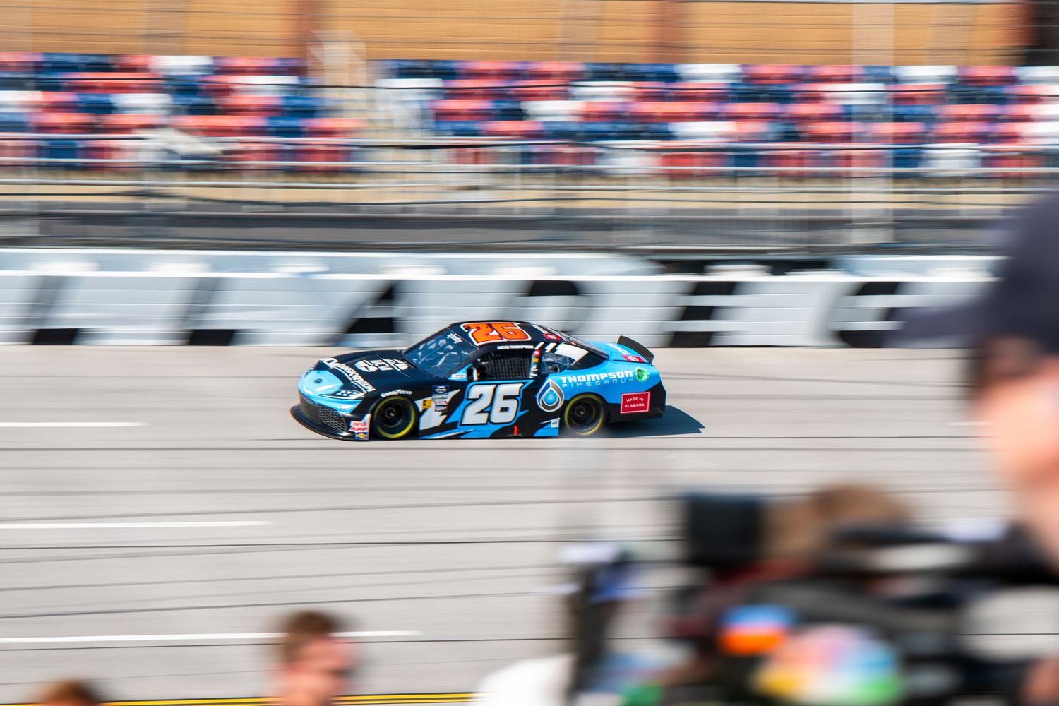 nascar photographer at talladega super speedway with nascar qualifying opening photos