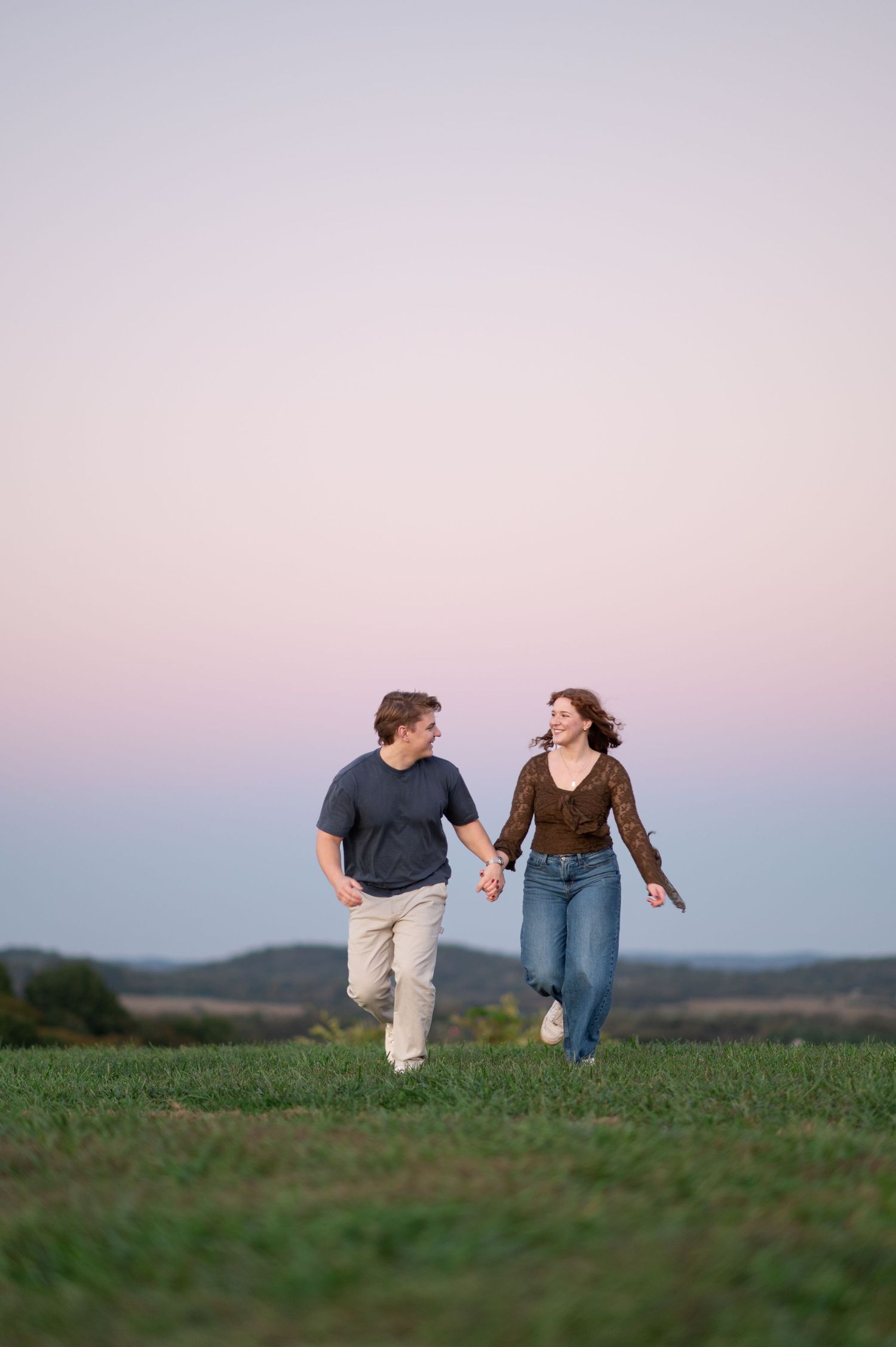 engagement session at preservation park in Thompson Station, TN