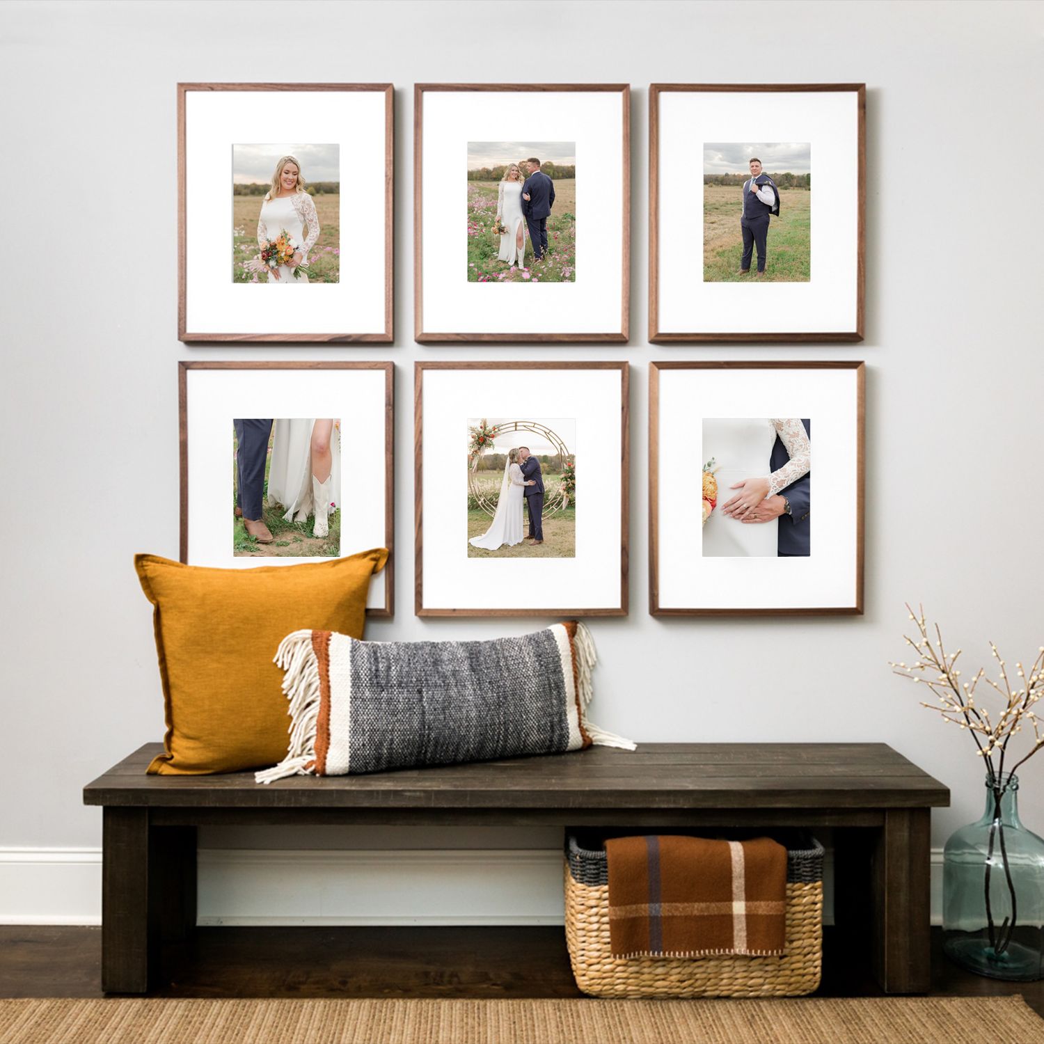 collection of wedding heirloom artwork