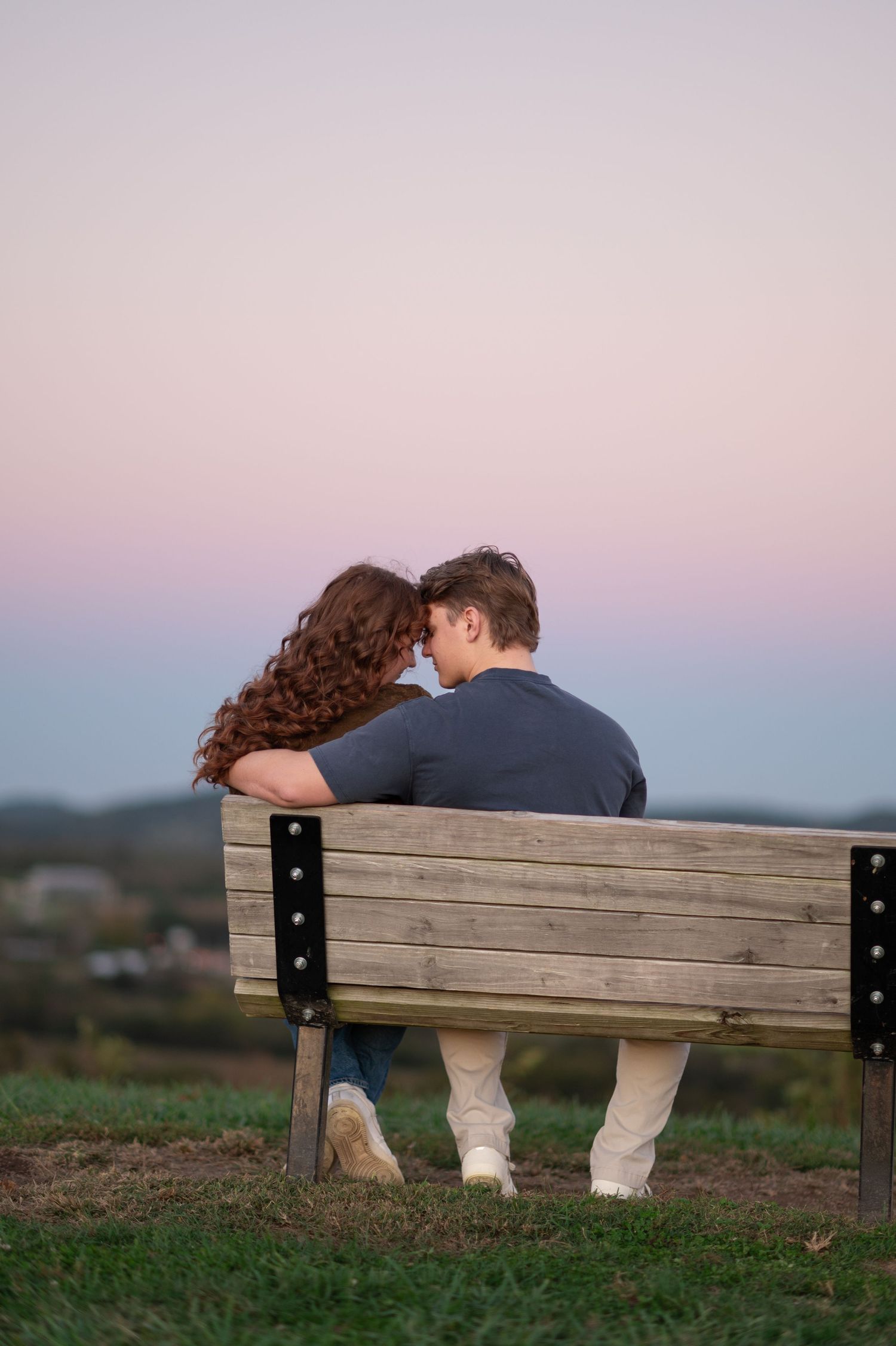 engagement session at preservation park in Thompson Station, TN
