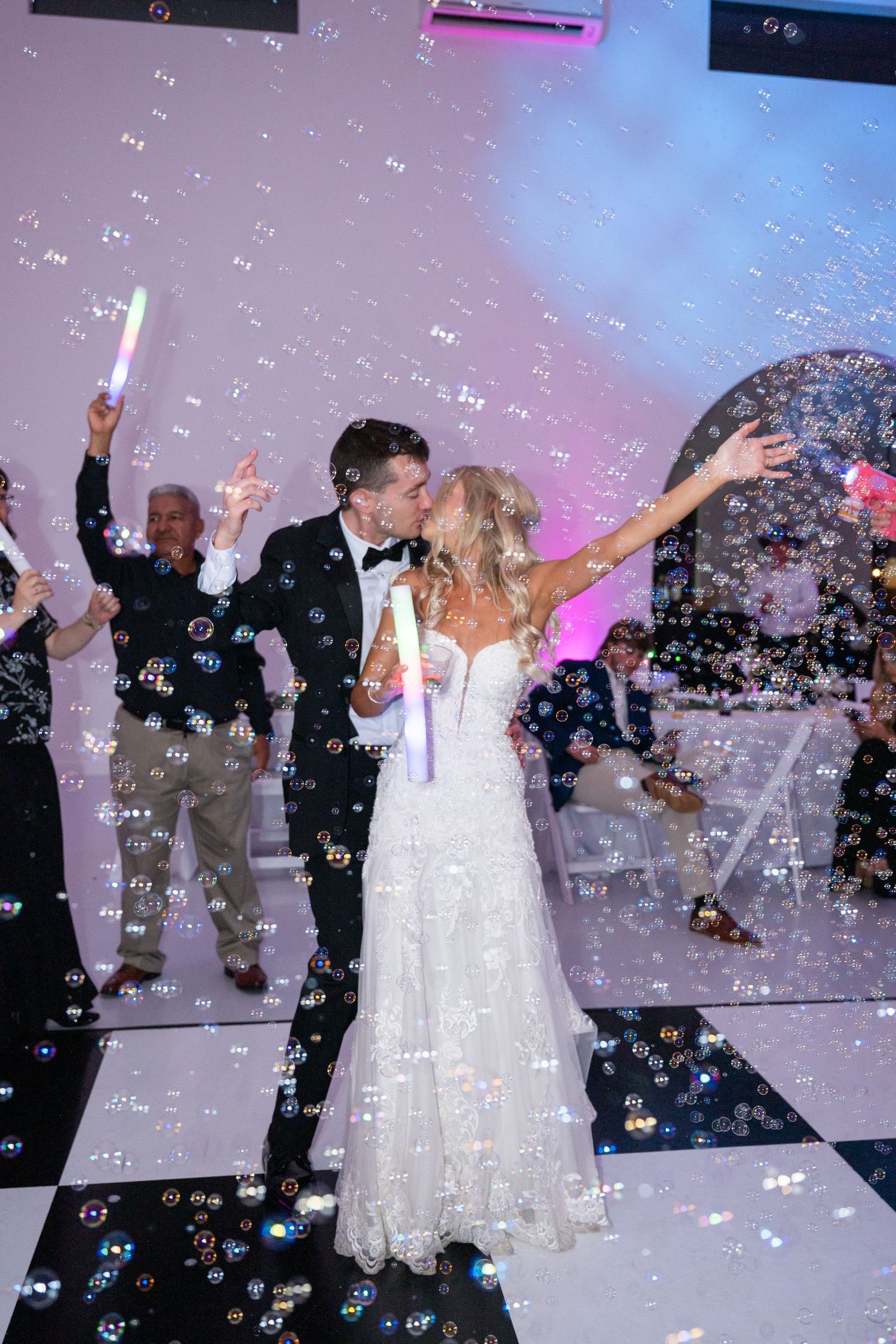 fun wedding reception picture in McMinnville, TN at The Monroe