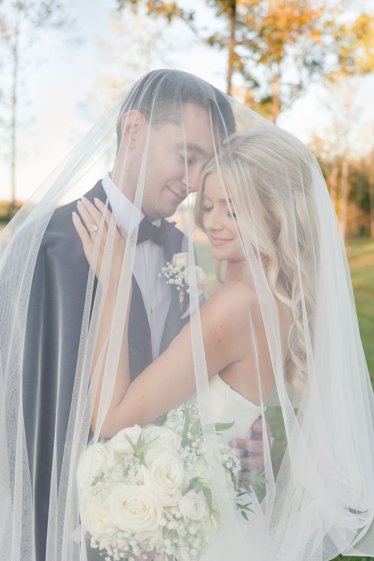 bride and groom portrait in McMinnville, Tennessee at The Monroe