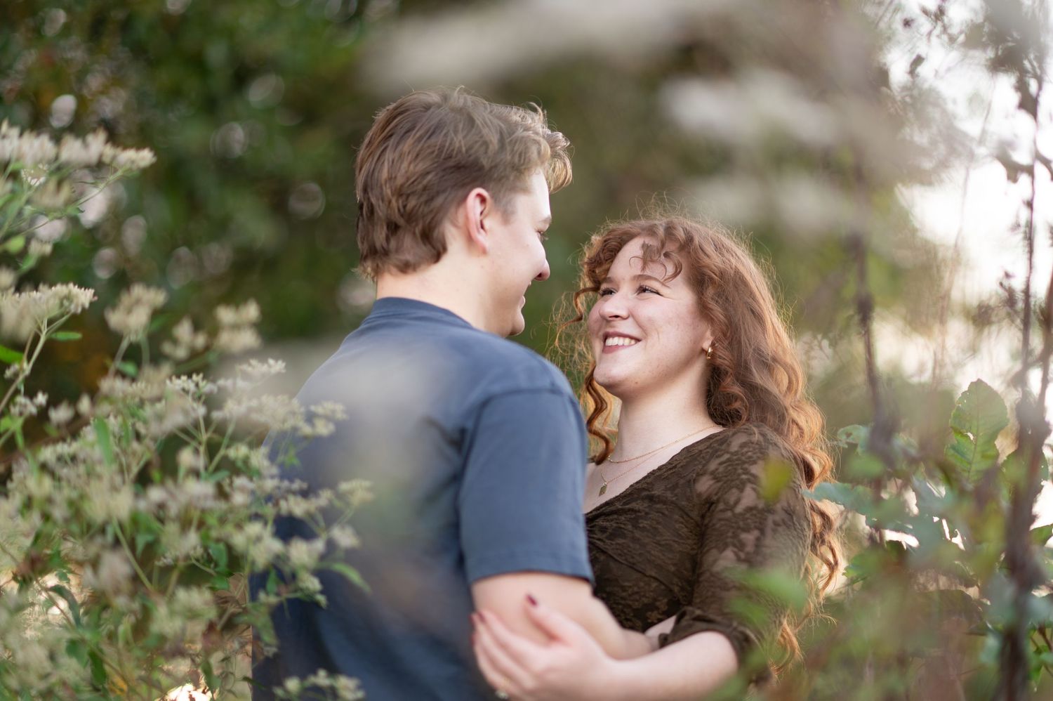 engagement session at preservation park in Thompson Station, TN