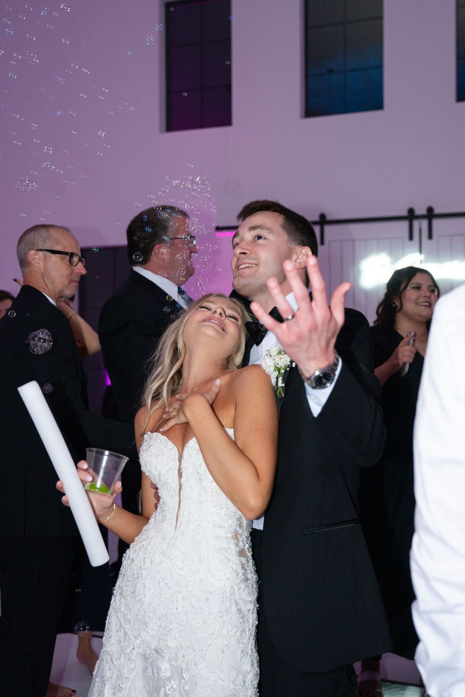 fun wedding picture in McMinnville, TN at The Monroe