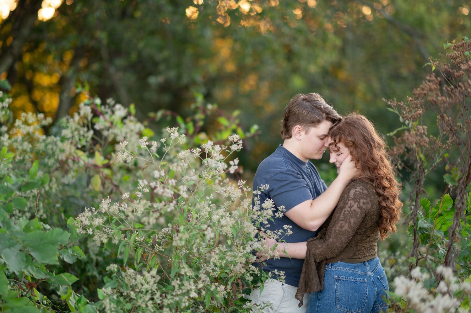 engagement session at preservation park in Thompson Station, TN