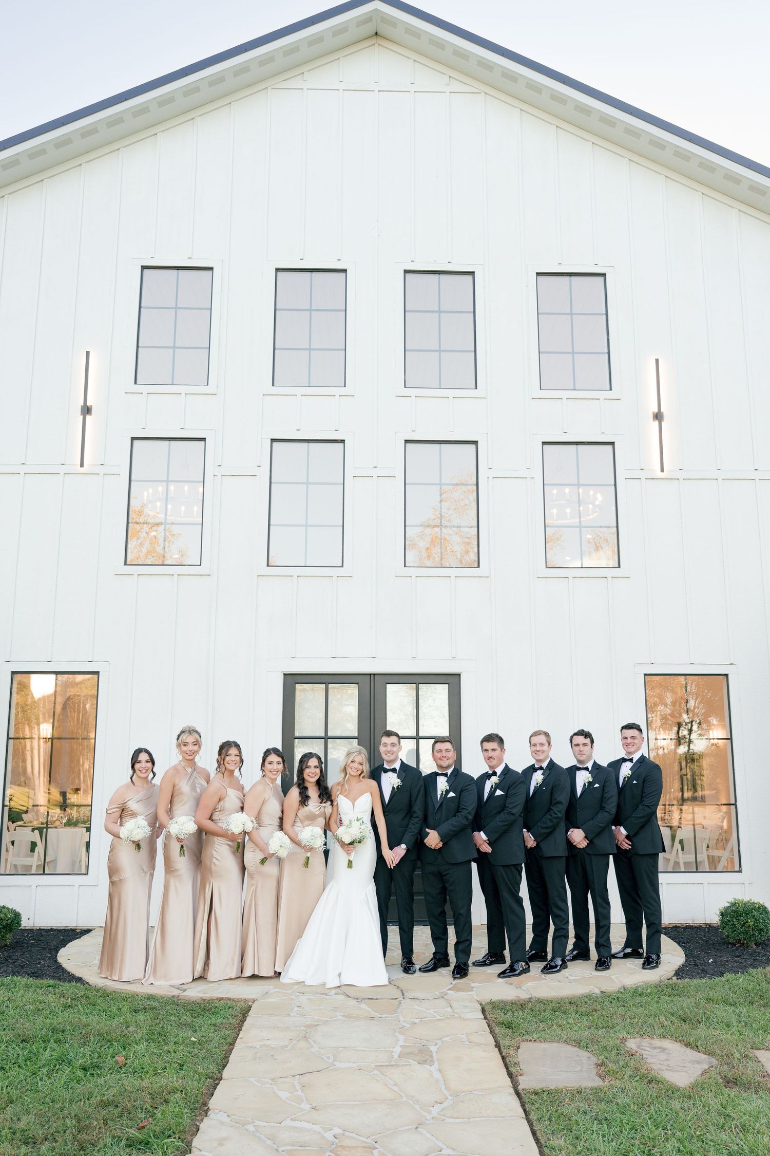 wedding portrait in The Monroe, a Nashville wedding venue