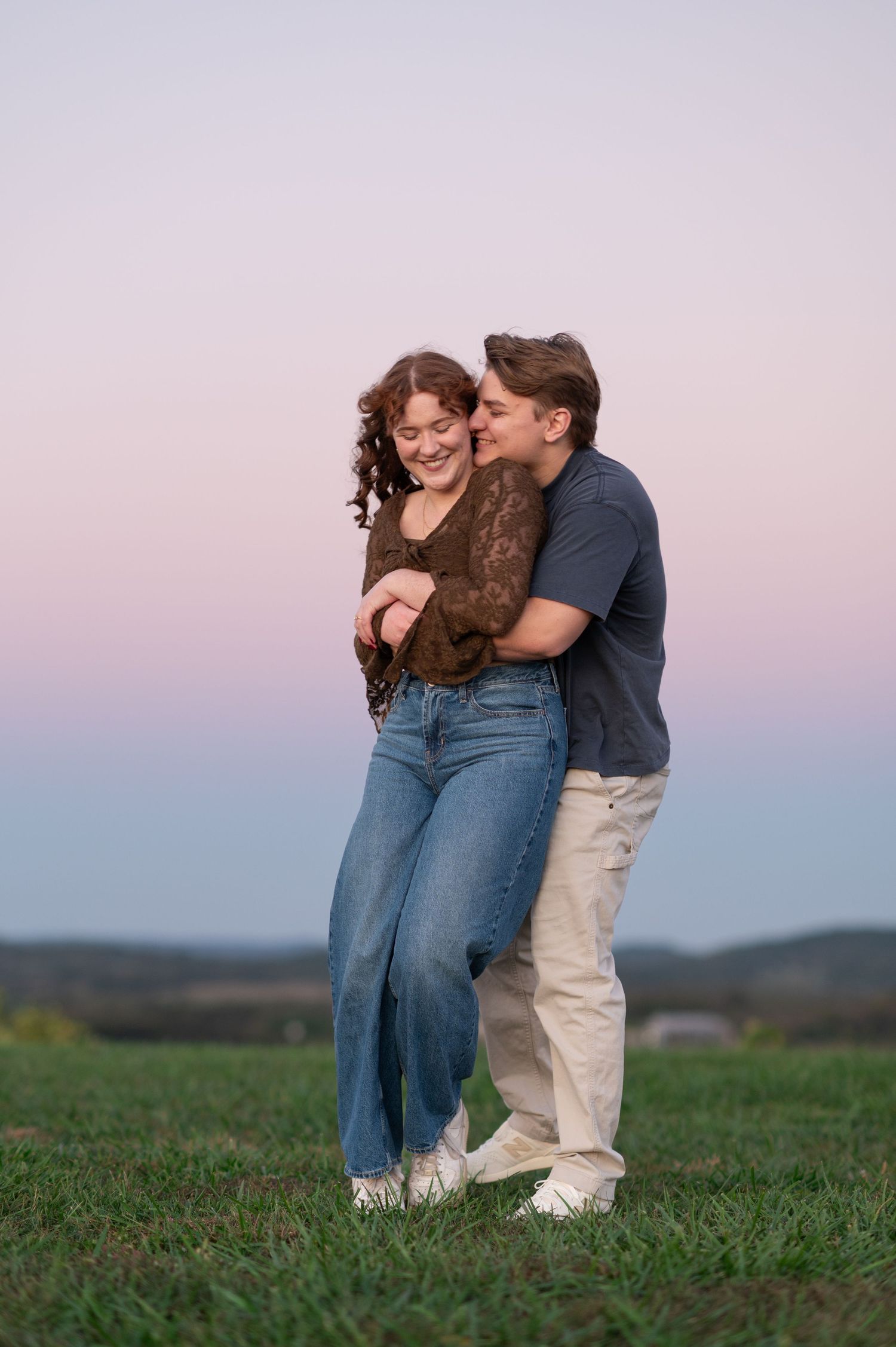 engagement session at preservation park in Thompson Station, TN