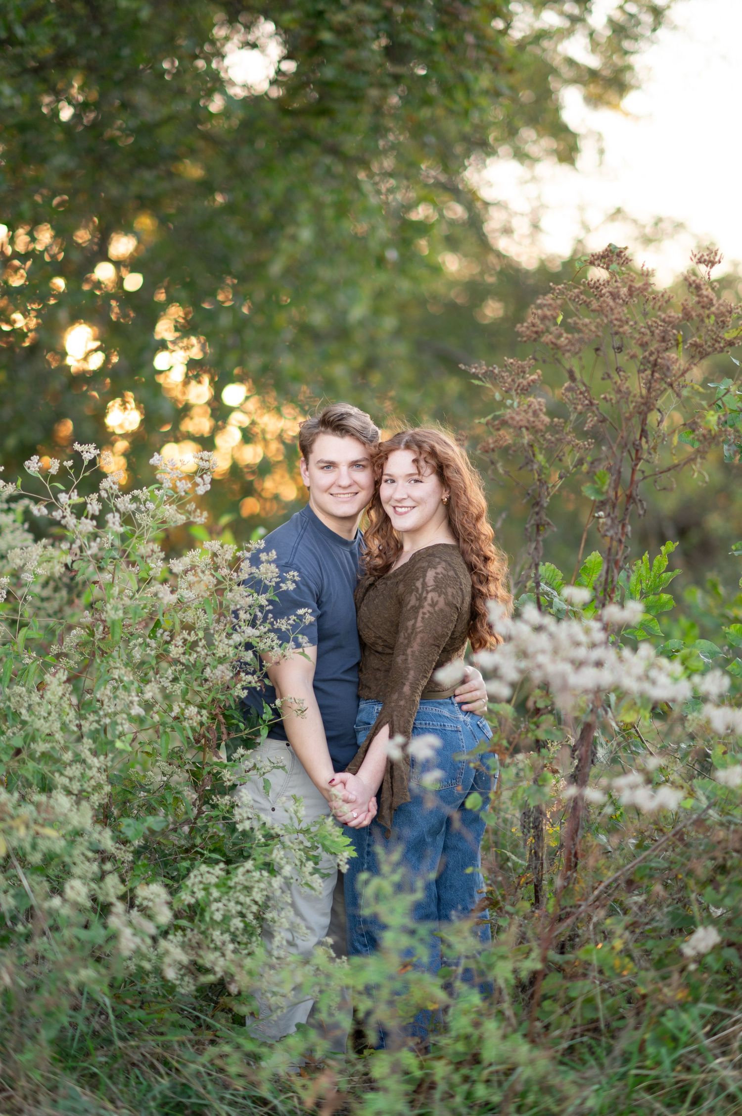 engagement session at preservation park in Thompson Station, TN