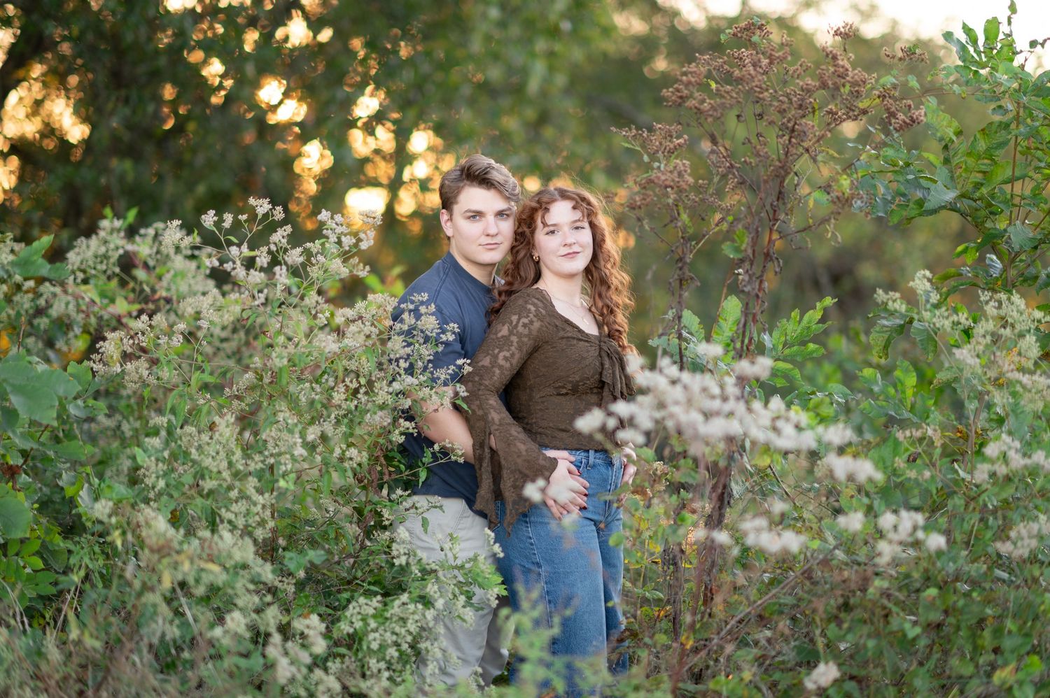 engagement session at preservation park in Thompson Station, TN