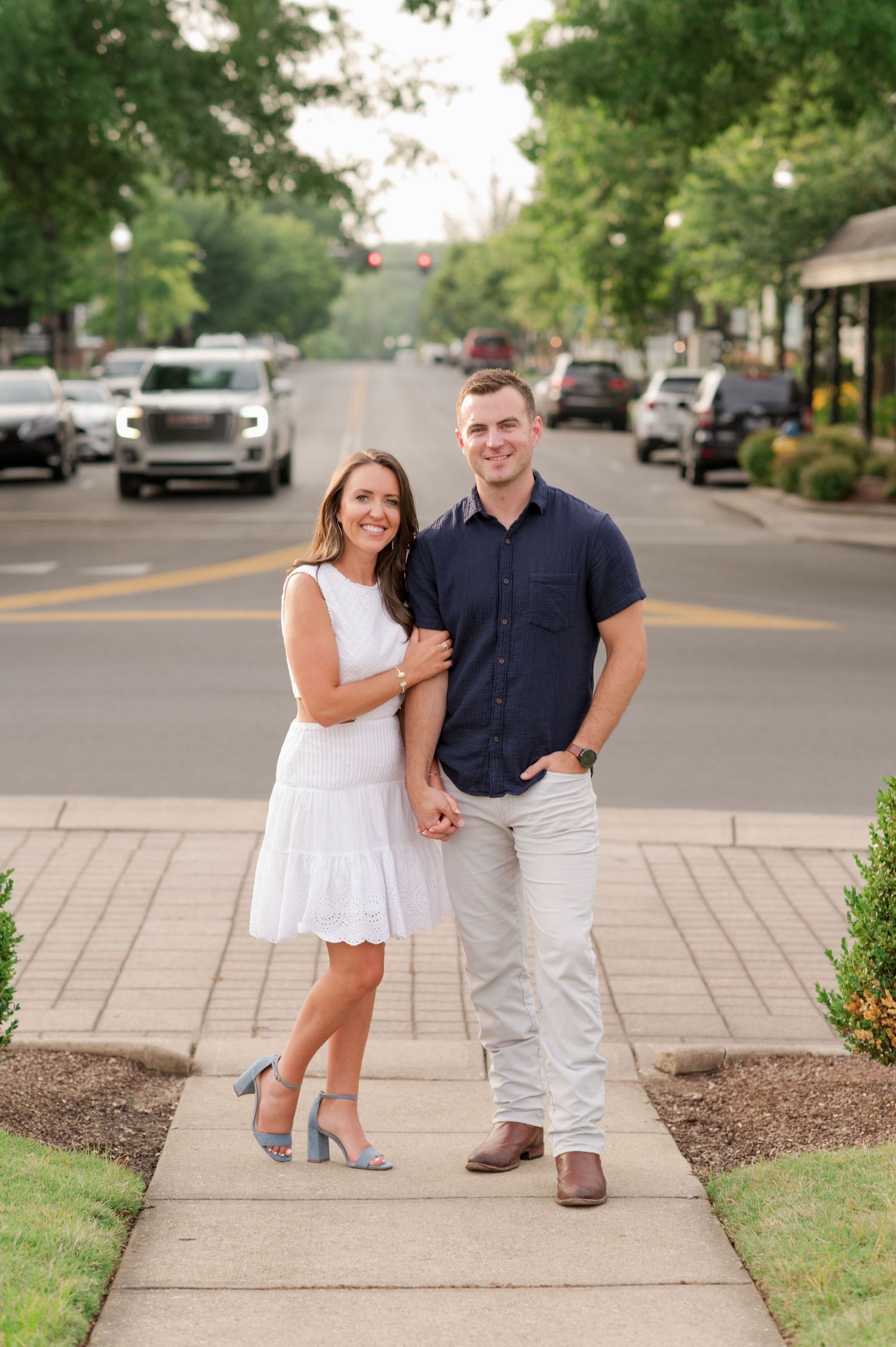 Downtown Franklin Tennessee - Engagement Session in Franklin, TN
