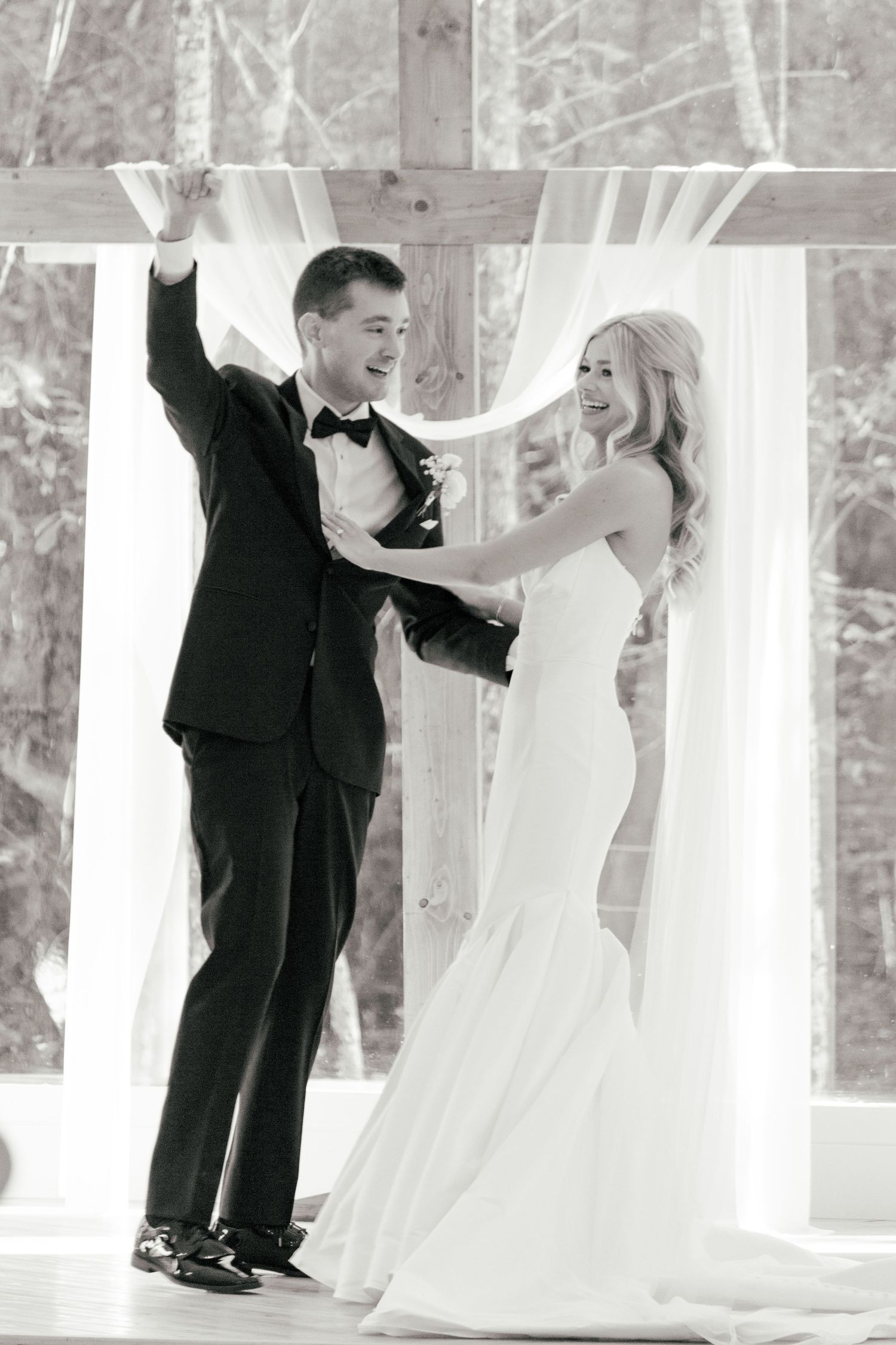 ceremony  portrait in The Monroe, a Nashville wedding venue
