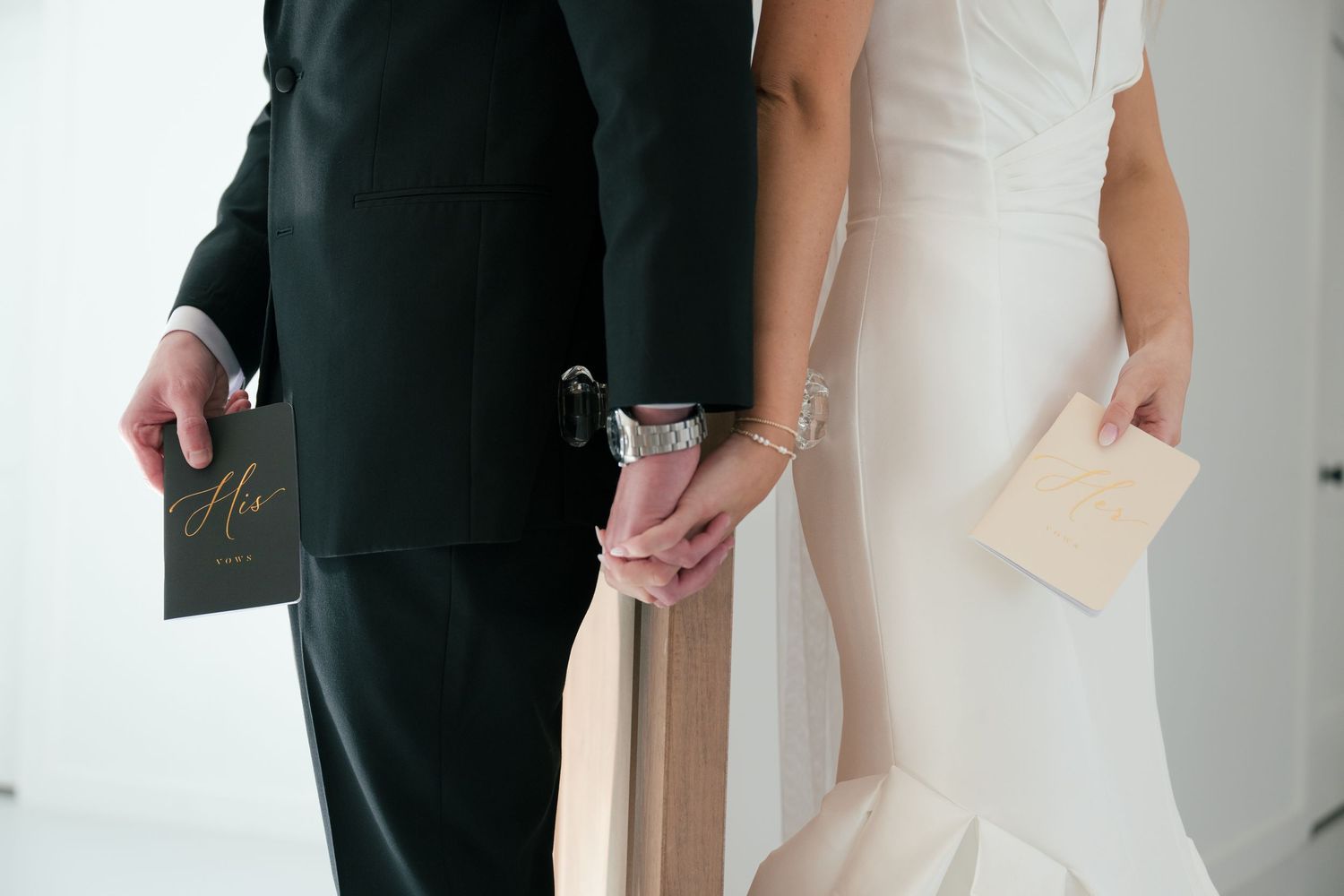 private vows and first touch at a Tennessee wedding at The Monroe in McMinnville, TN