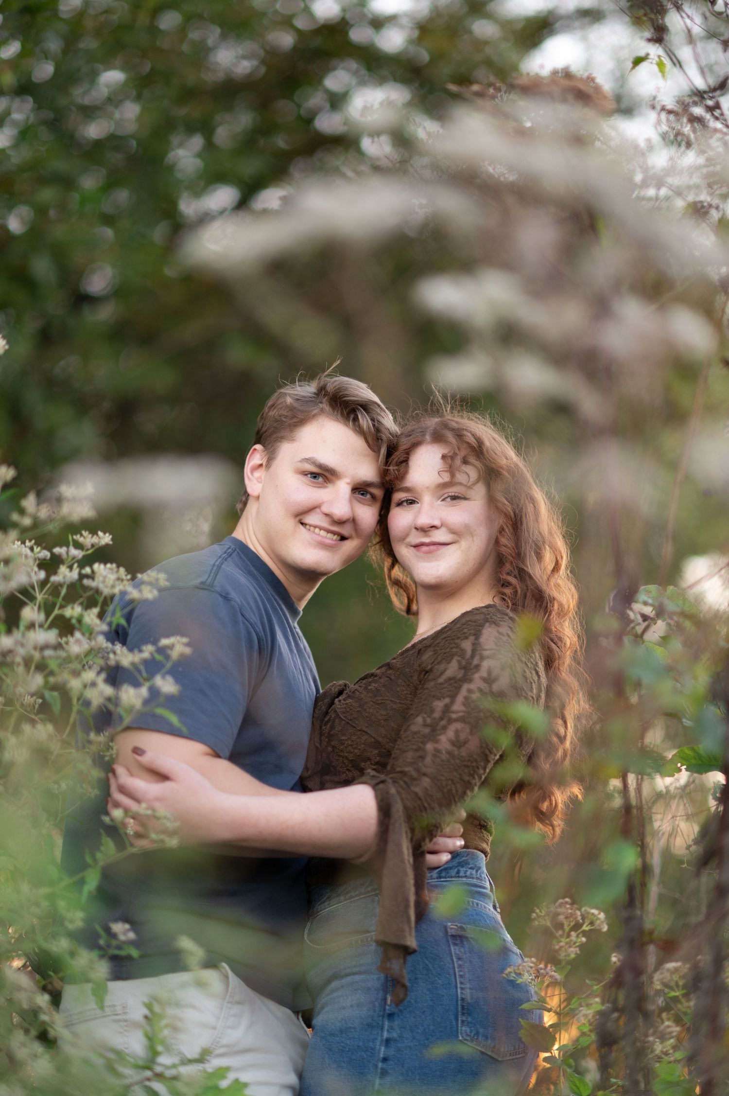 engagement session at preservation park in Thompson Station, TN