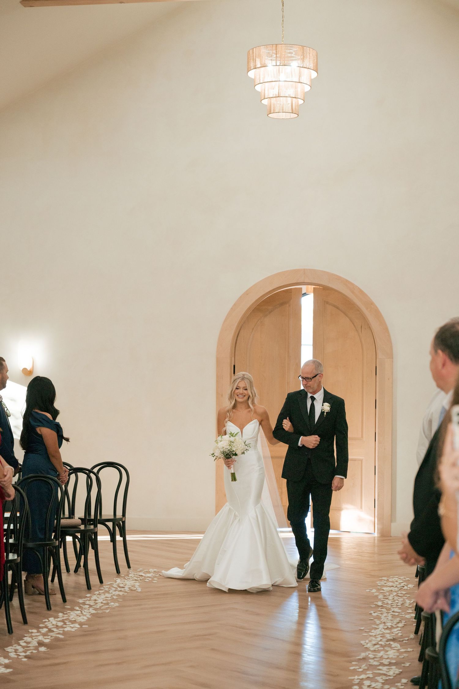 ceremony portrait in The Monroe, a Nashville wedding venue