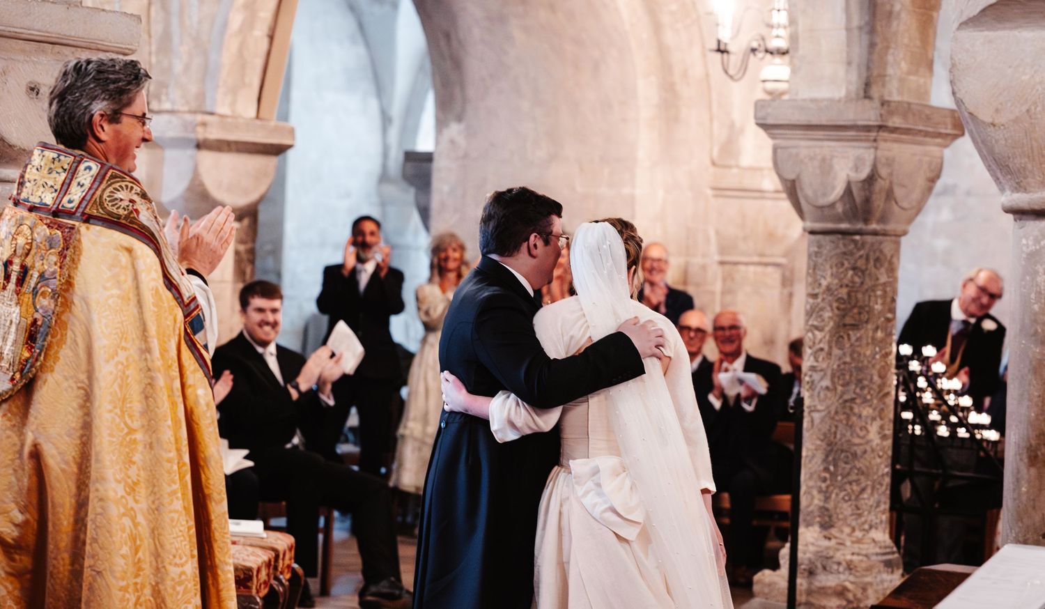 Canterbury cathedral, Canterbury cathedral lodge, crypt wedding ceremony, family, joy, relaxed wedding.Kent documentary wedding photographer