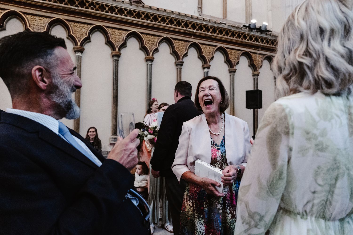 Canterbury cathedral, Canterbury cathedral lodge, crypt wedding ceremony, family, joy, relaxed wedding.Kent documentary wedding photographer