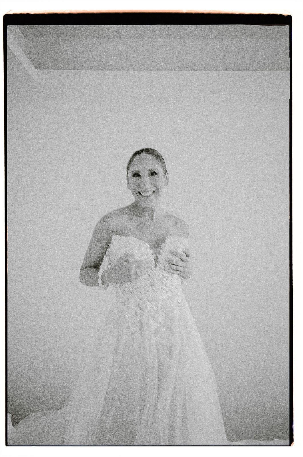 Bride portrait at Island Riviera Resort, Athens Riviera during modern wedding celebration