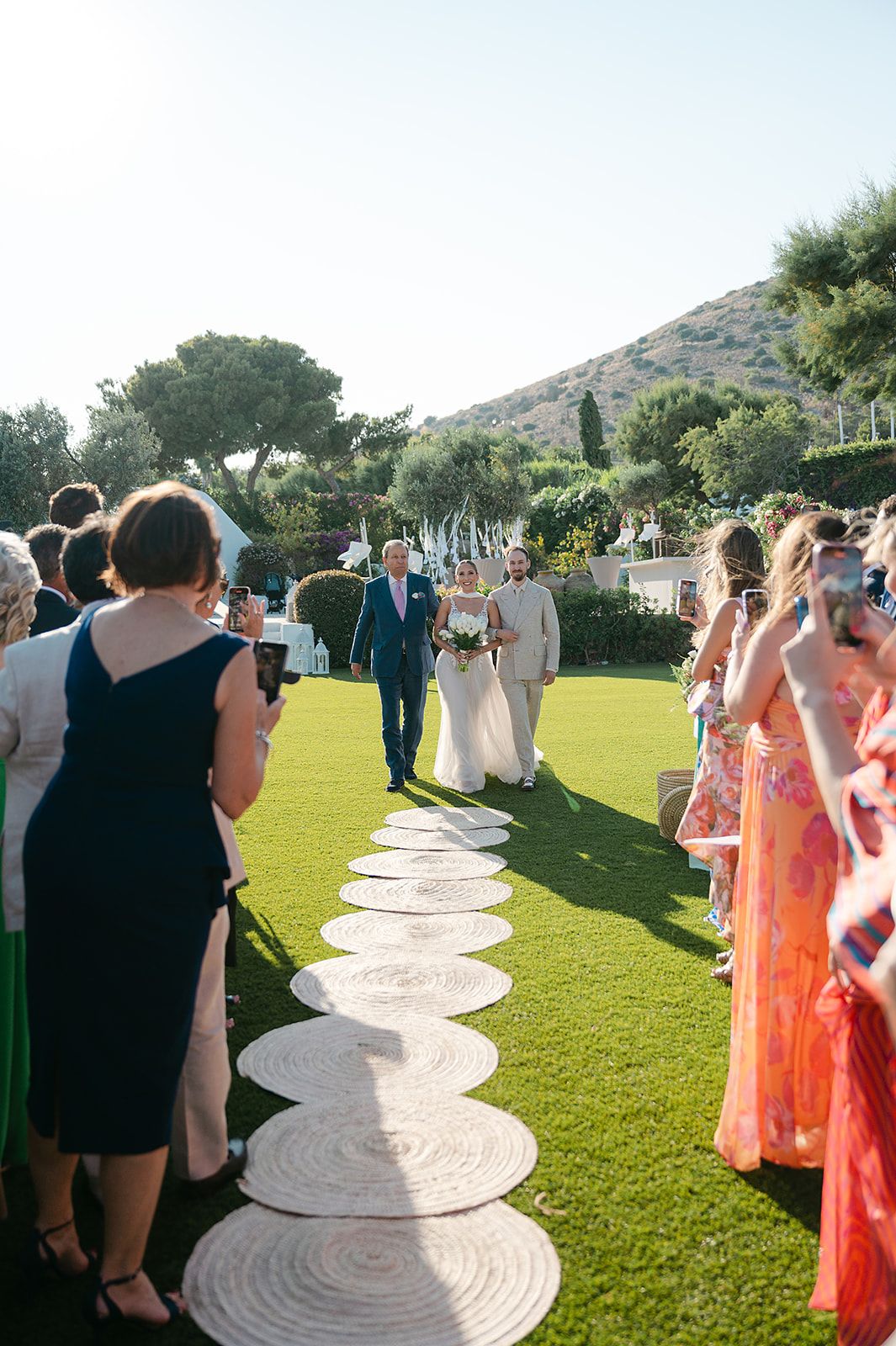 Wedding ceremony at Island Riviera Resort on the Athens Riviera