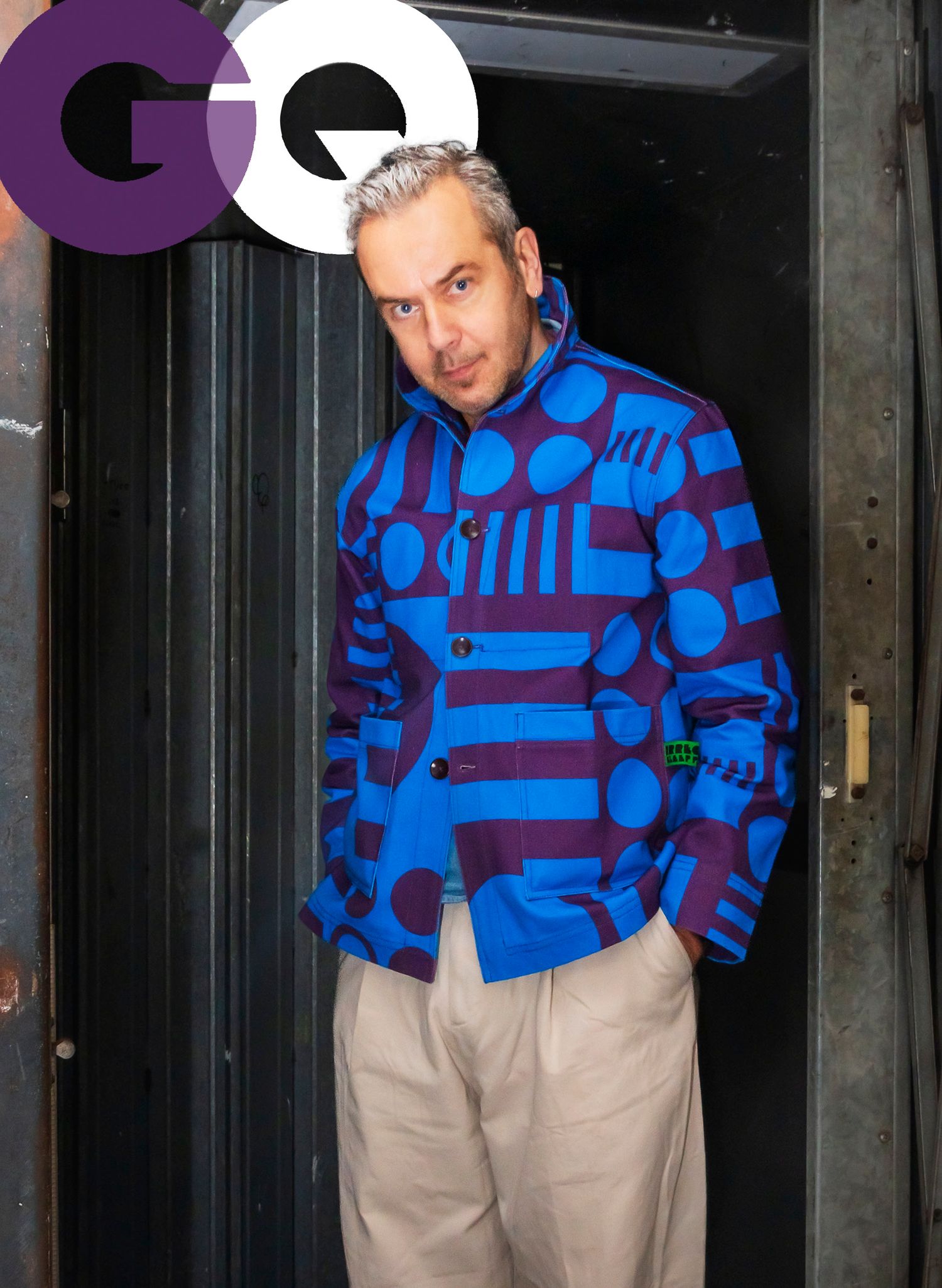 Mock up of GQ magazine cover