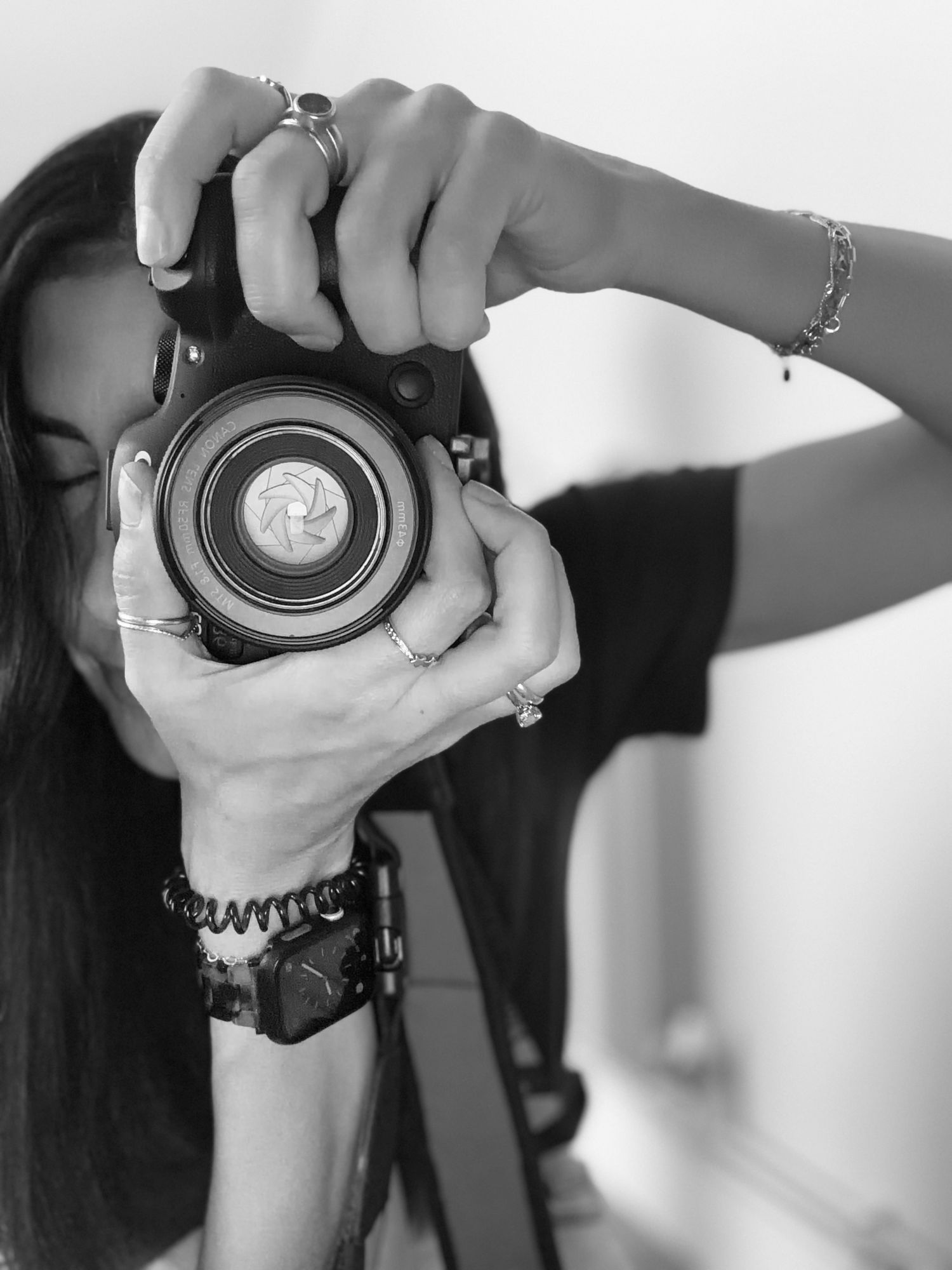 photo of photographer and a canon camera taking photos in Kent