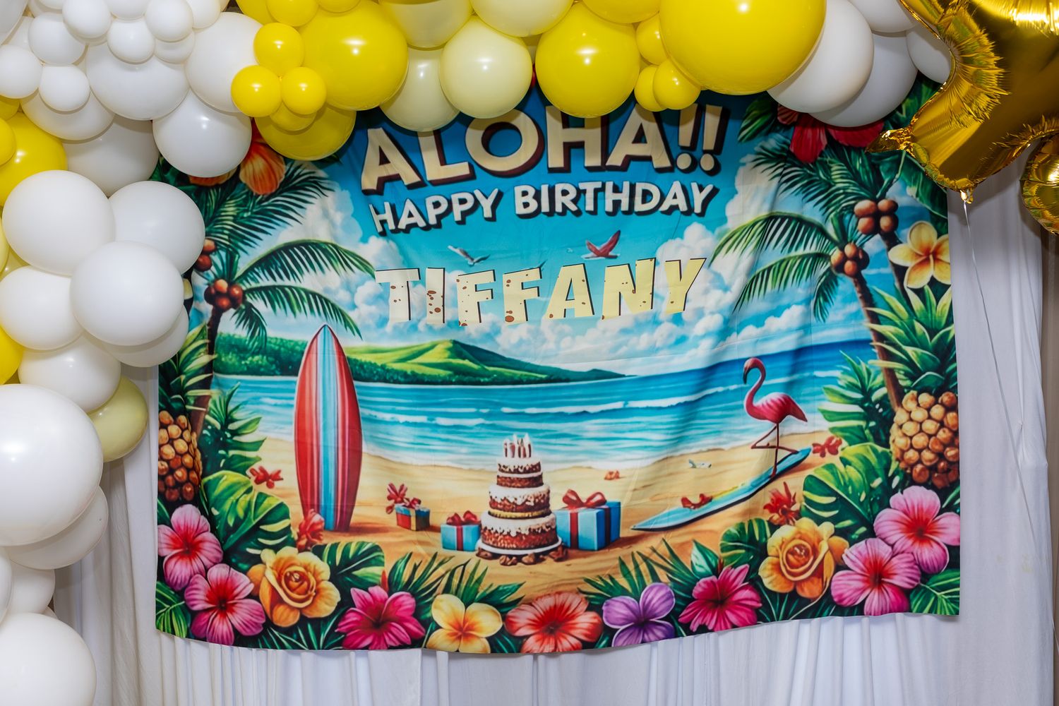 a tropical-themed 